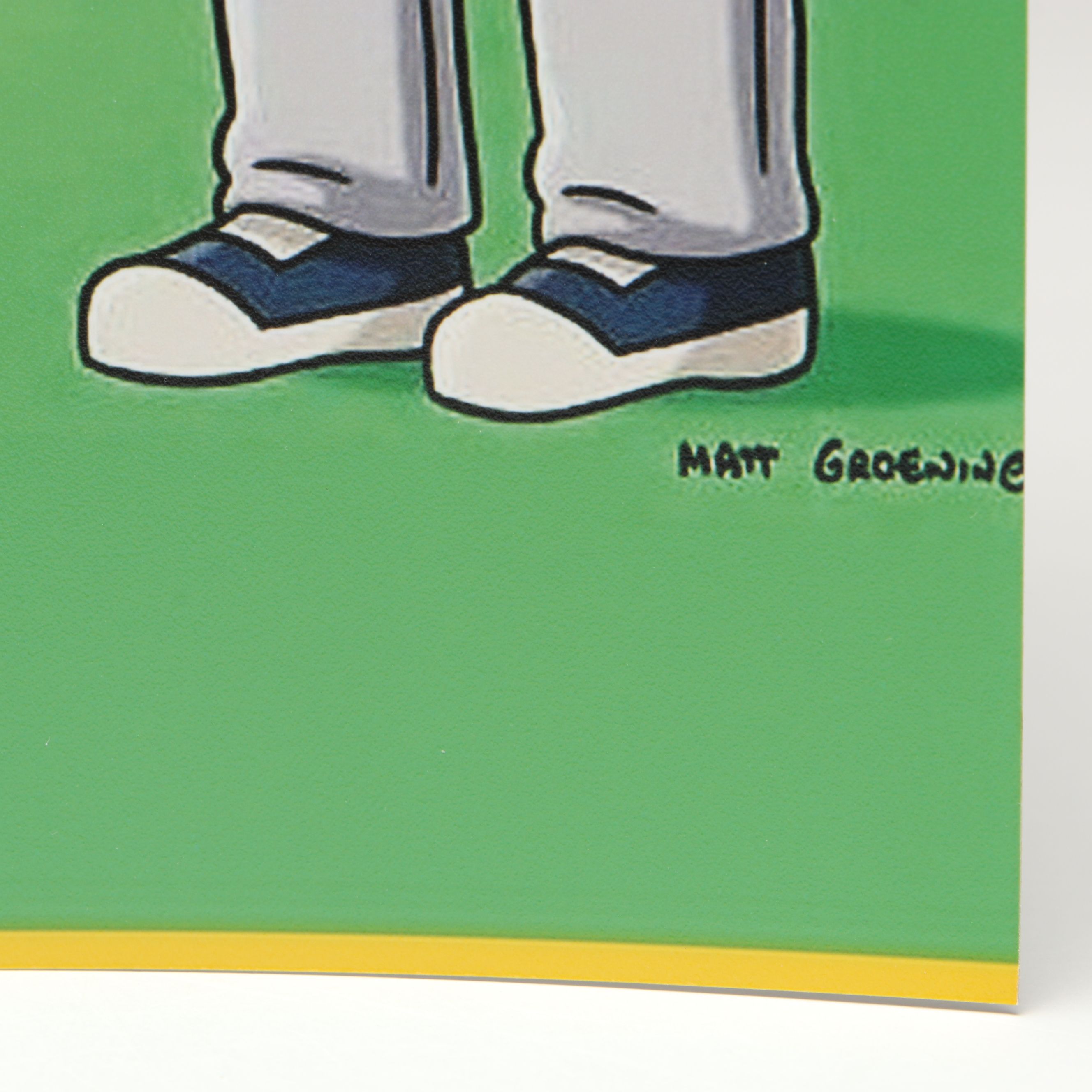 Cheech & Chong Signed "The Simpsons" Print, PSA/DNA