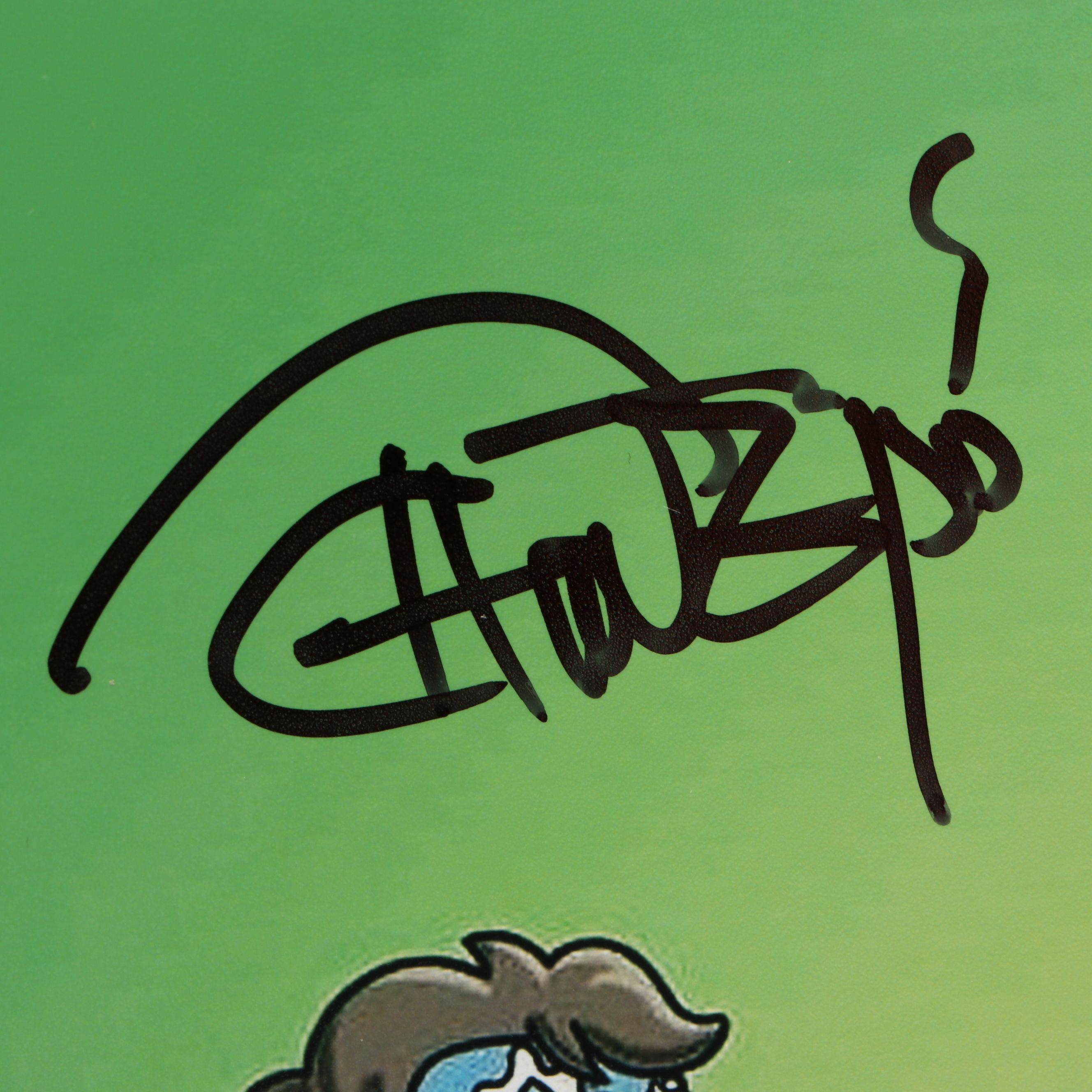 Cheech & Chong Signed "The Simpsons" Print, PSA/DNA