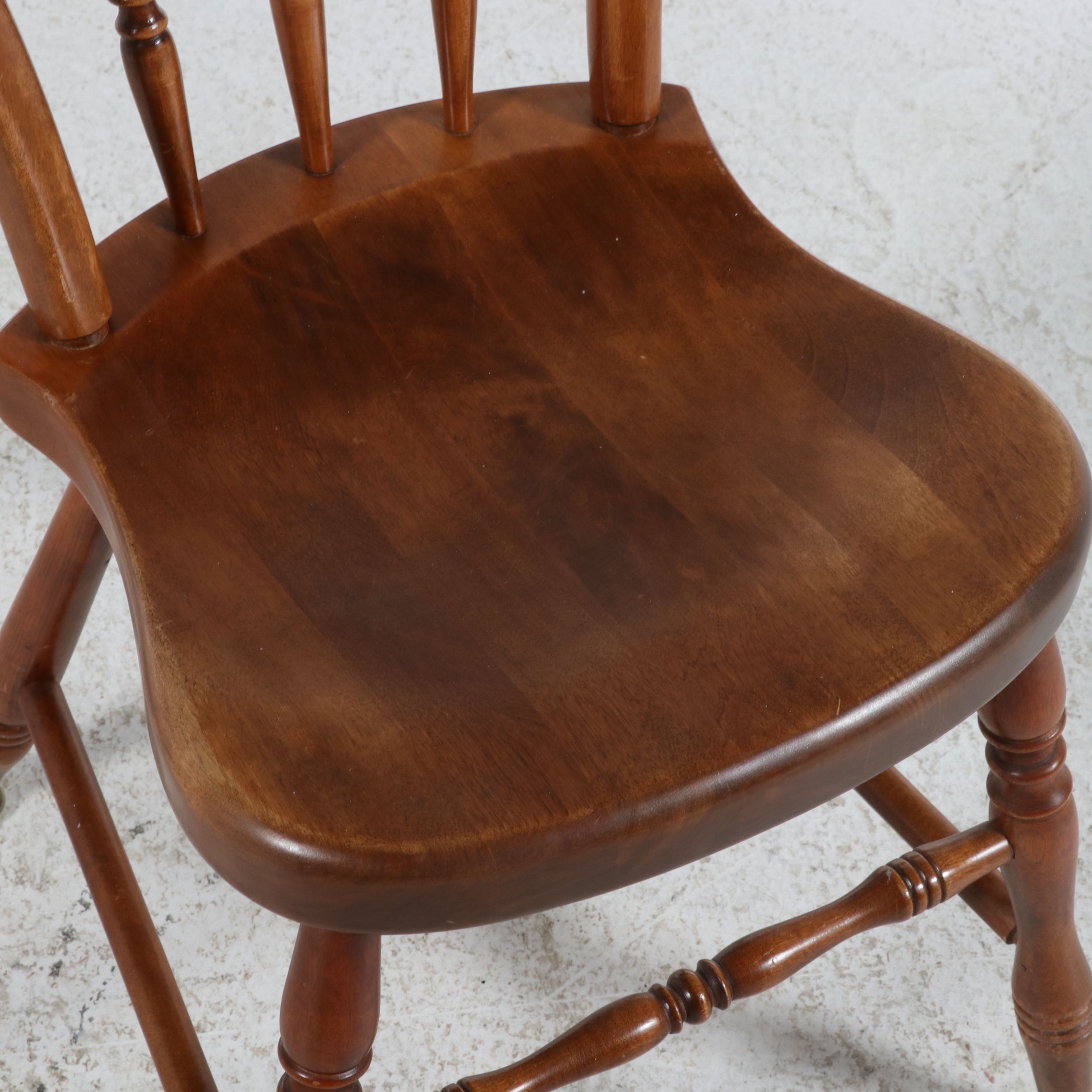 Five-Piece Colonial Revival Style Dining Set, Mid to Late 20th Century
