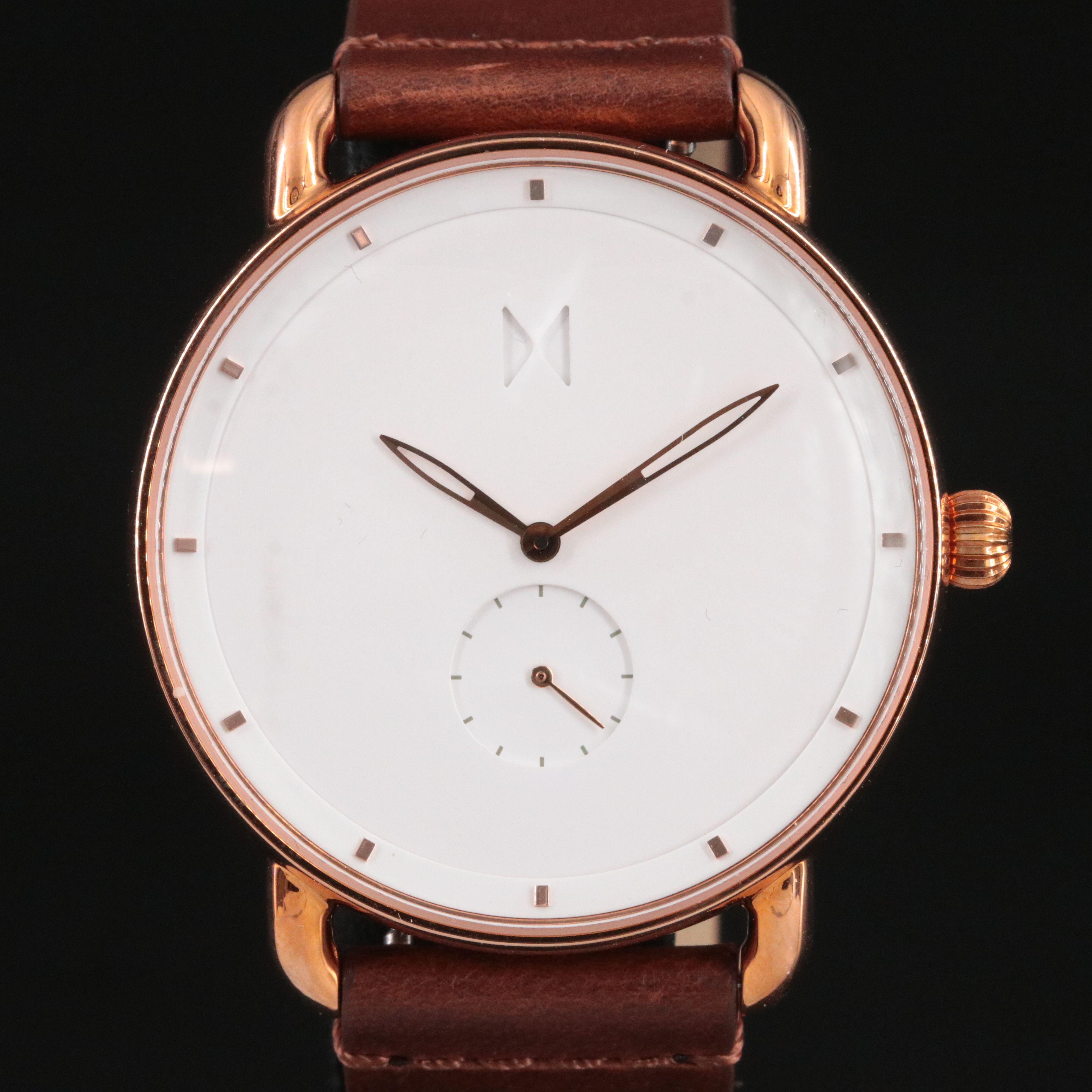 MVMT Revolver Ghost Rose-Tone Stainless Steel Quartz Watch