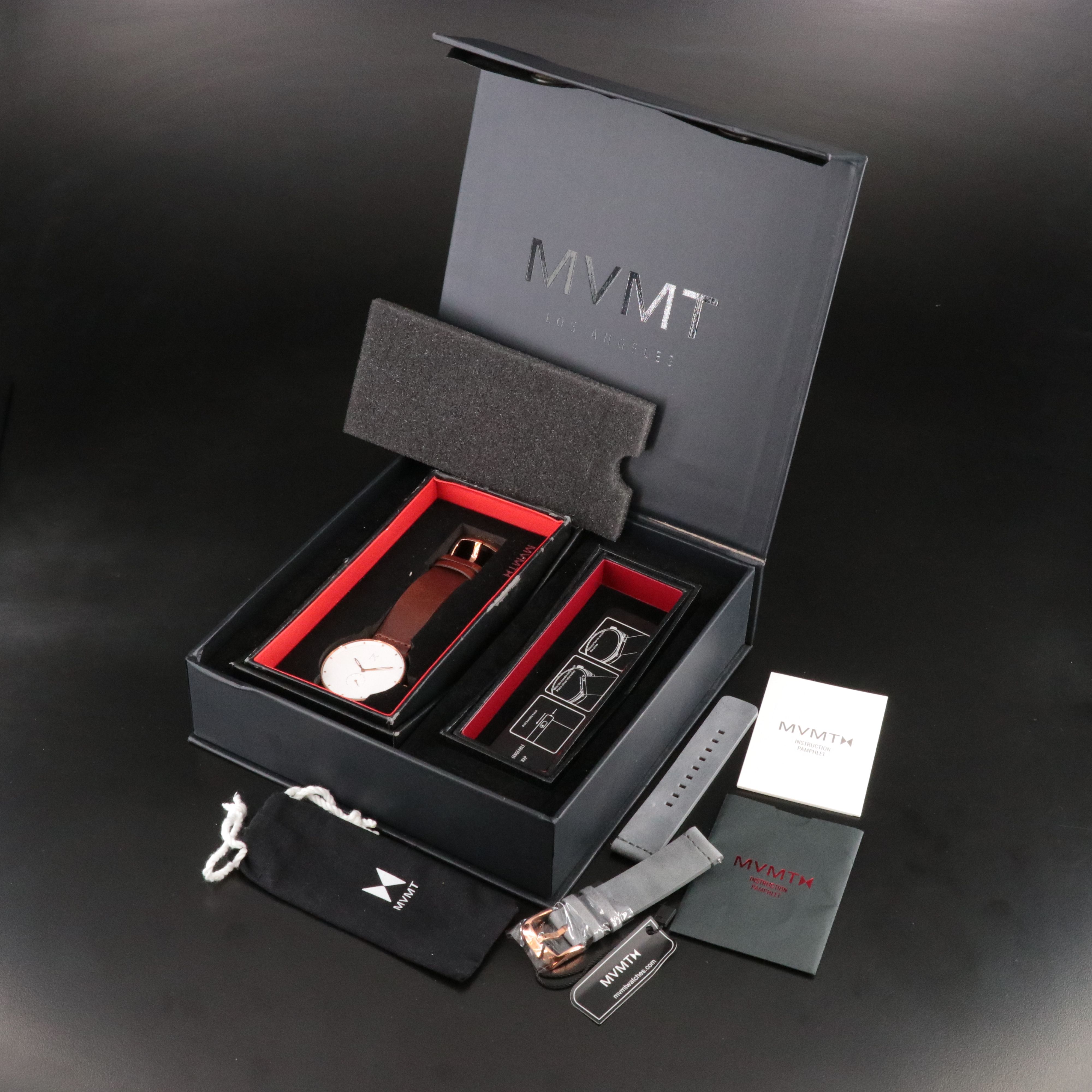 MVMT Revolver Ghost Rose-Tone Stainless Steel Quartz Watch