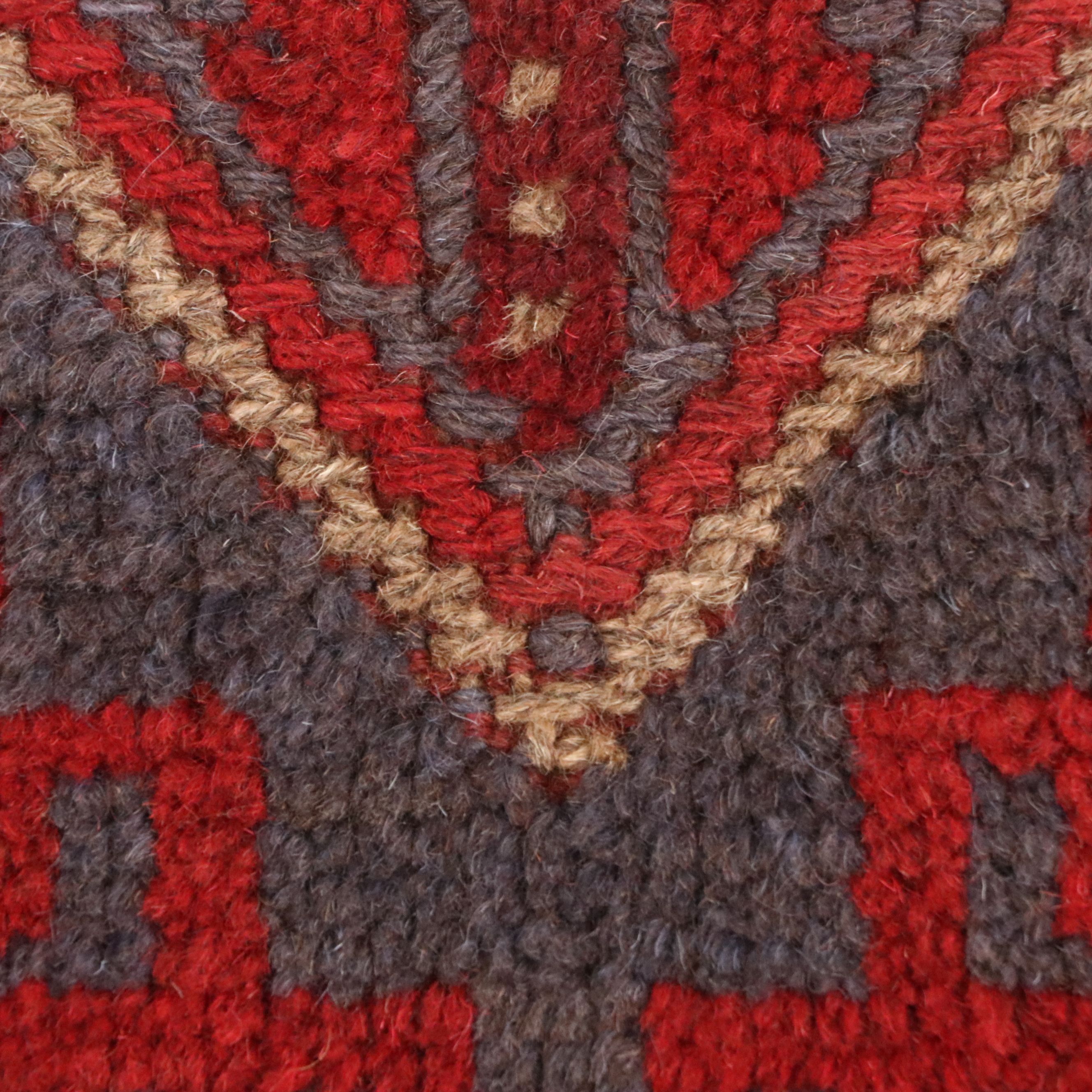 2' x 8'8 Handmade Afghan Mashwani Carpet Runner