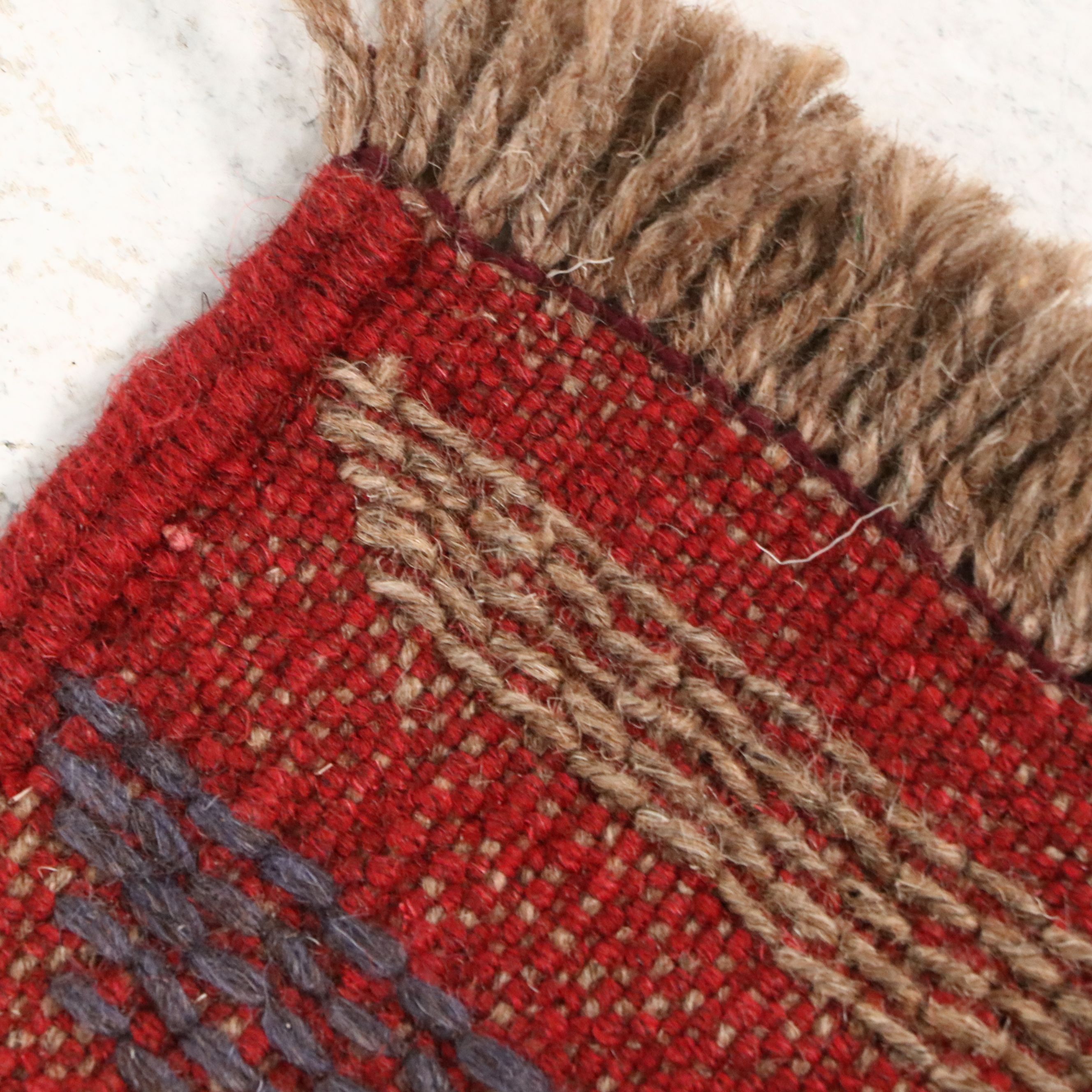 2' x 8'8 Handmade Afghan Mashwani Carpet Runner