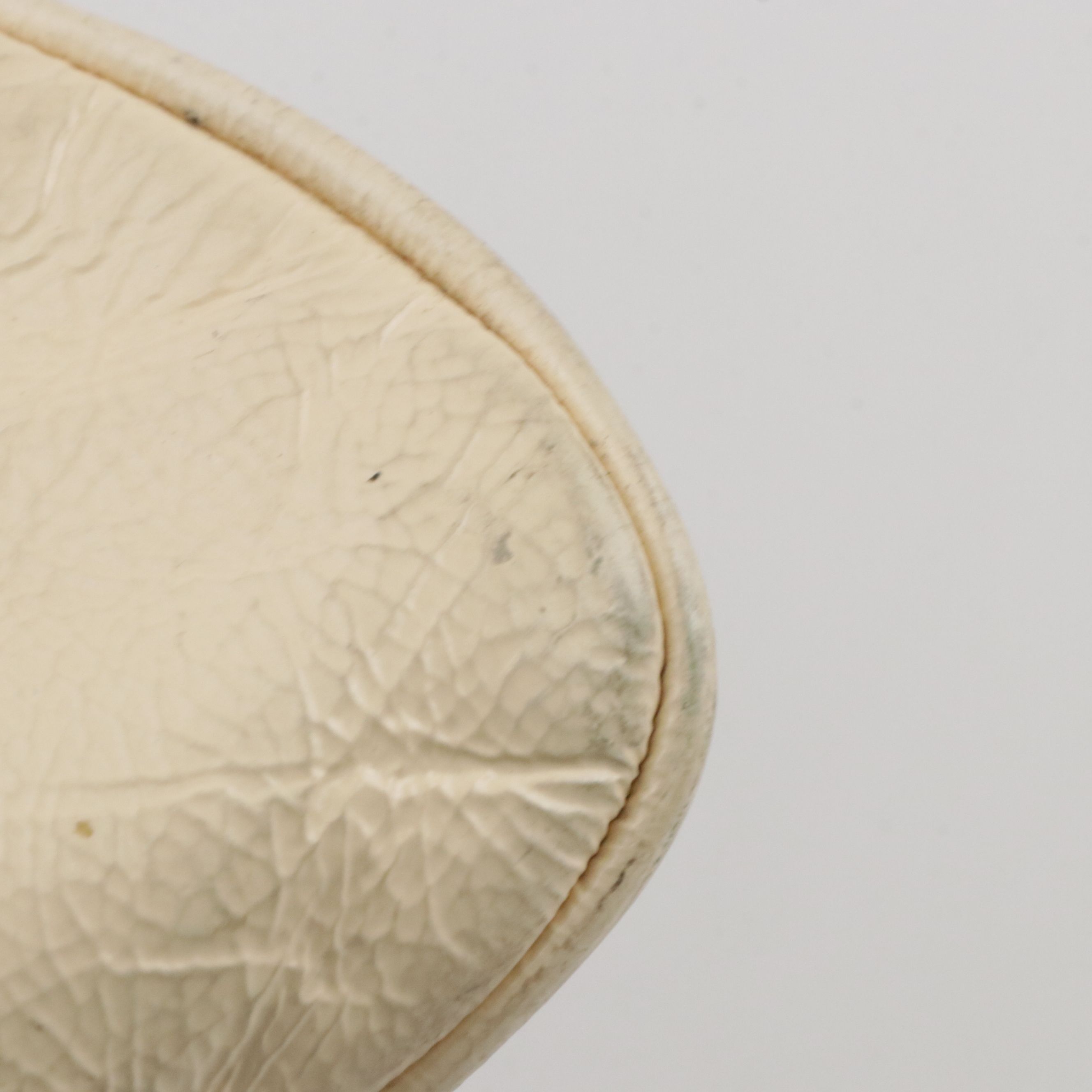 Fendi Crinkled Patent Leather Zip Top Shoulder Bag with Grommet Detail on Strap