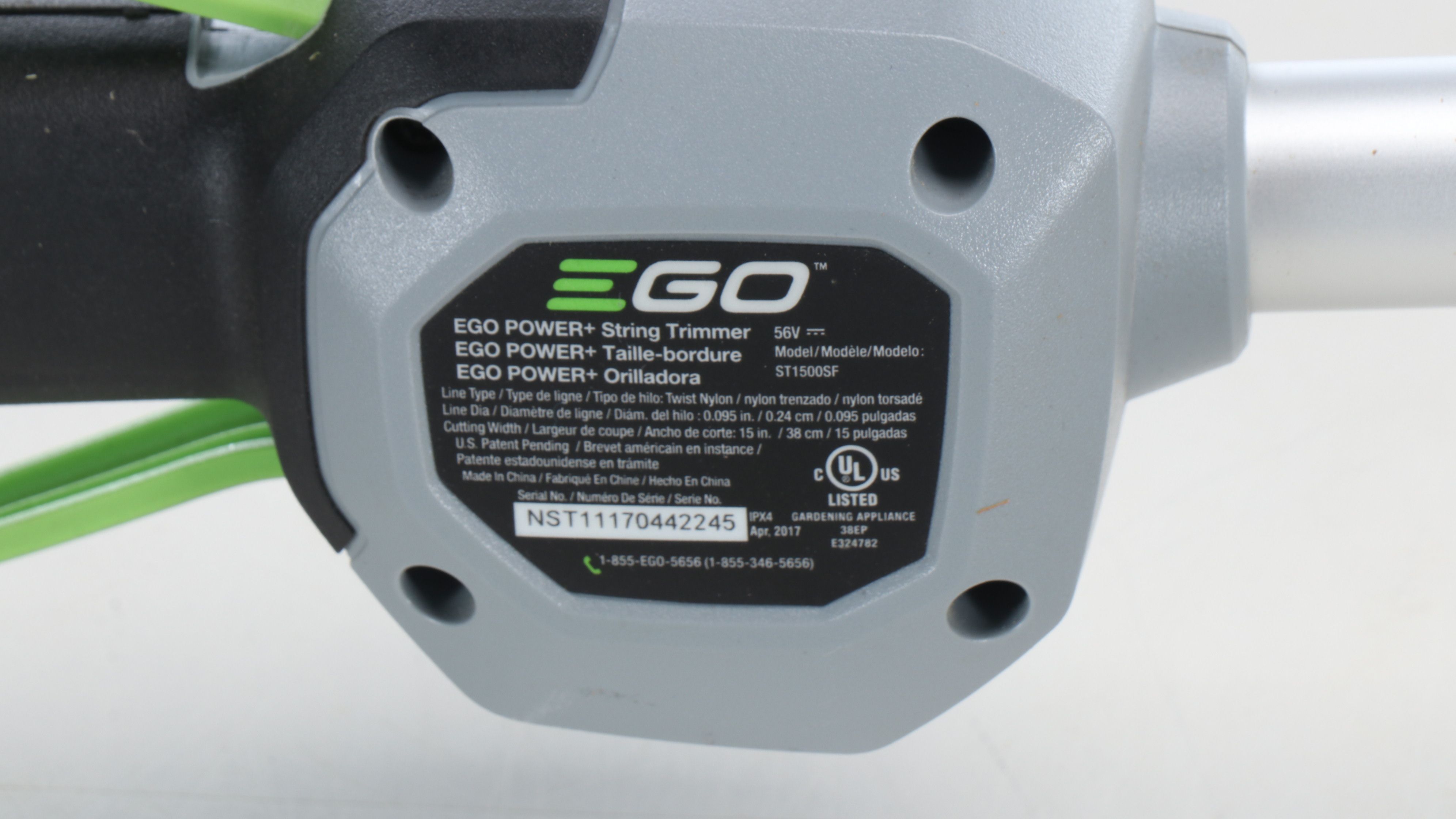 Ego String Trimmer, Leaf Blower, and Chainsaw