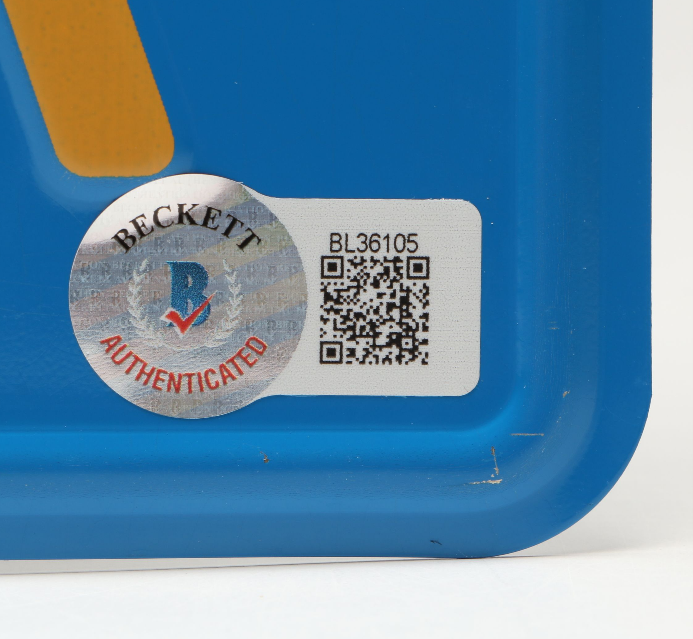 Cheech & Chong Signed "California Stoner" License Plate, Beckett