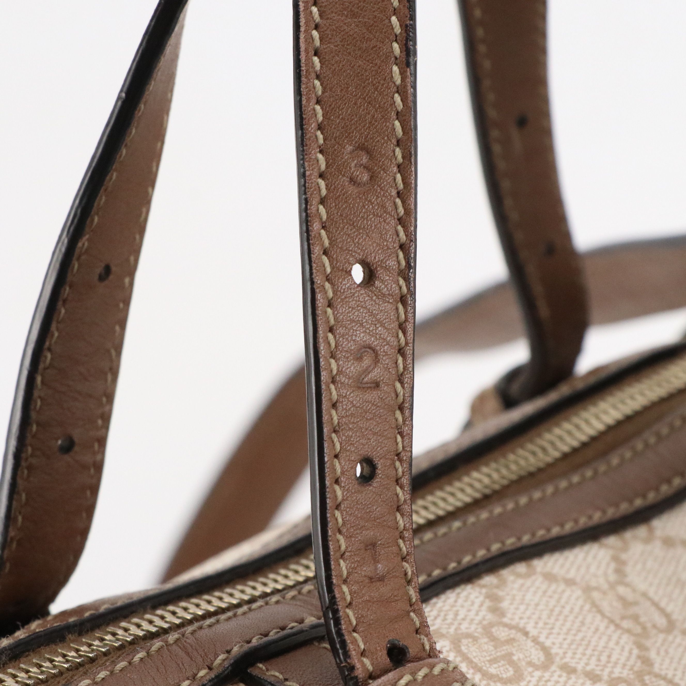 Gucci GG Supreme Canvas and Leather Joy Boston Medium Two-Way Bag