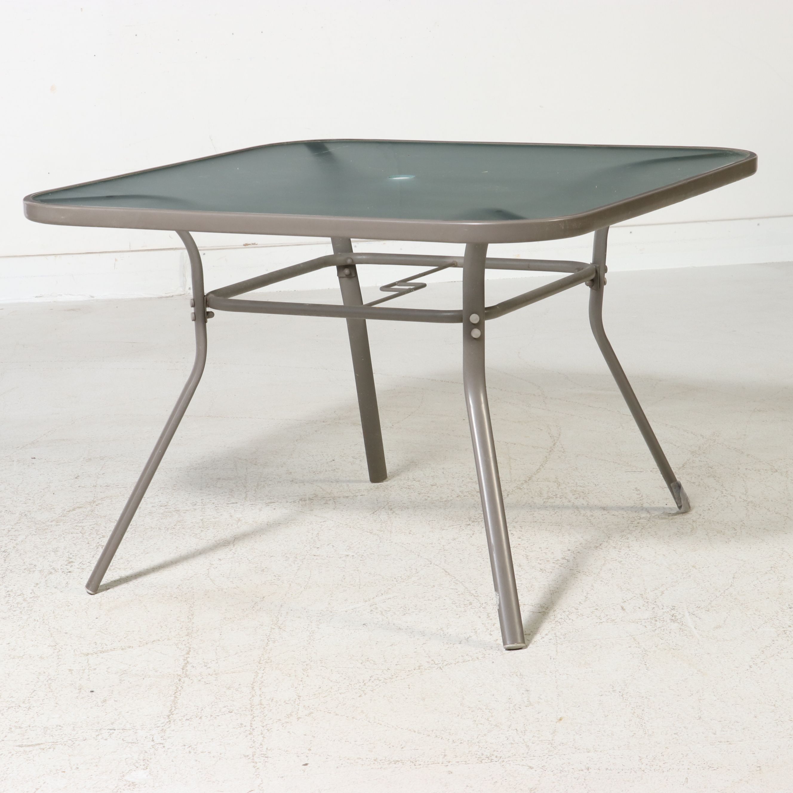 Outdoor Dining Table with Chairs, Lounge Chairs and Side Table