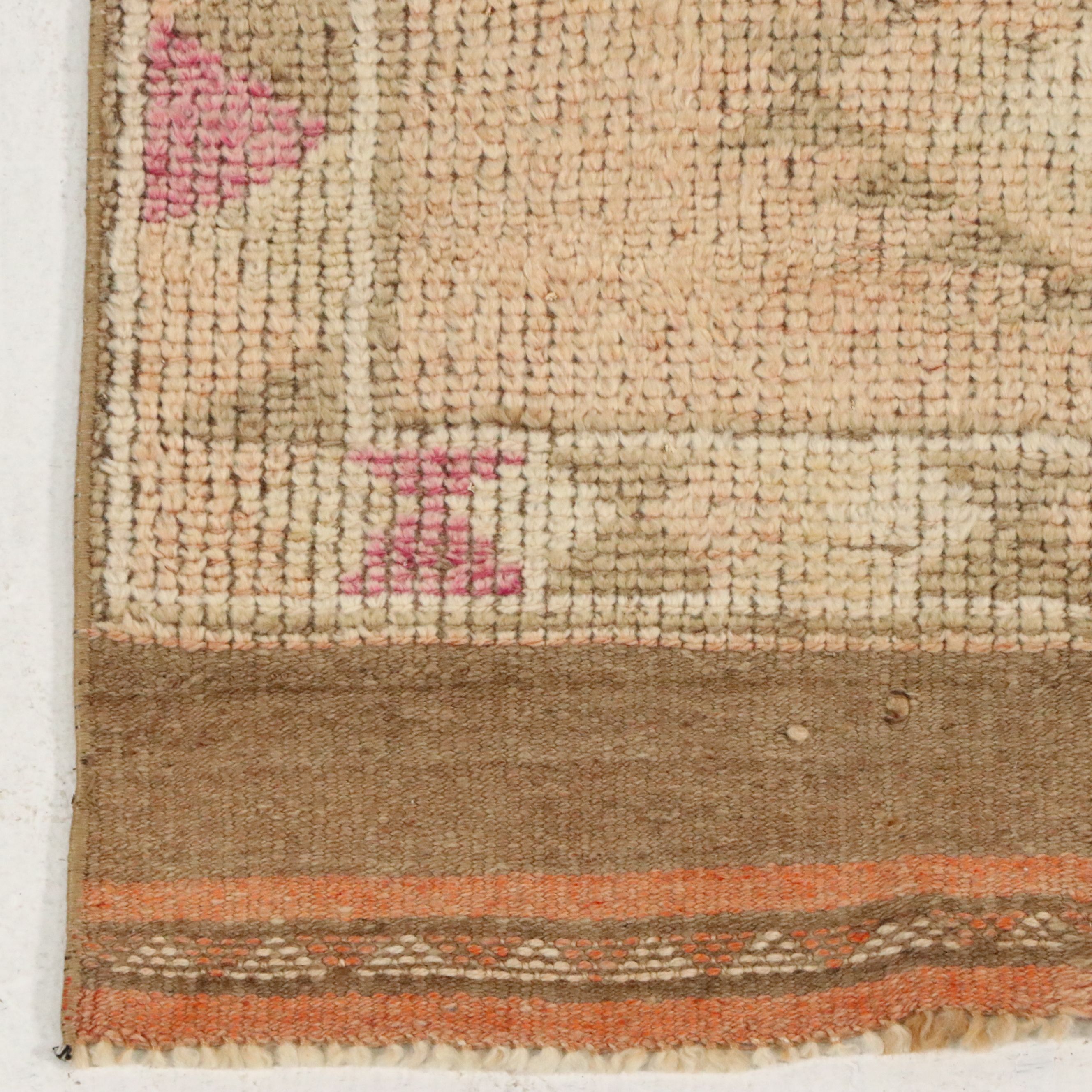 2'9 x 12'7 Hand-Knotted Turkish Anatolian Carpet Runner