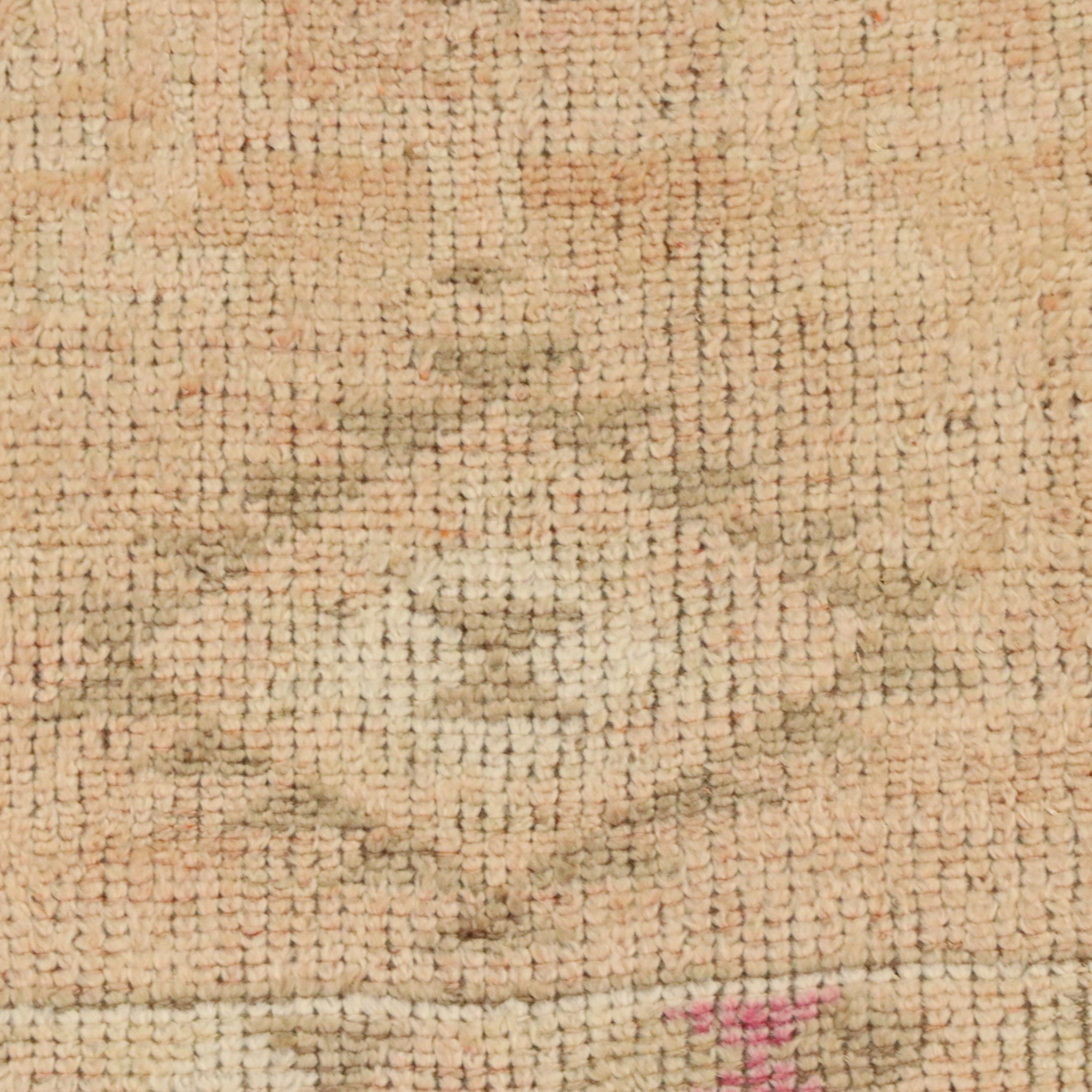 2'9 x 12'7 Hand-Knotted Turkish Anatolian Carpet Runner