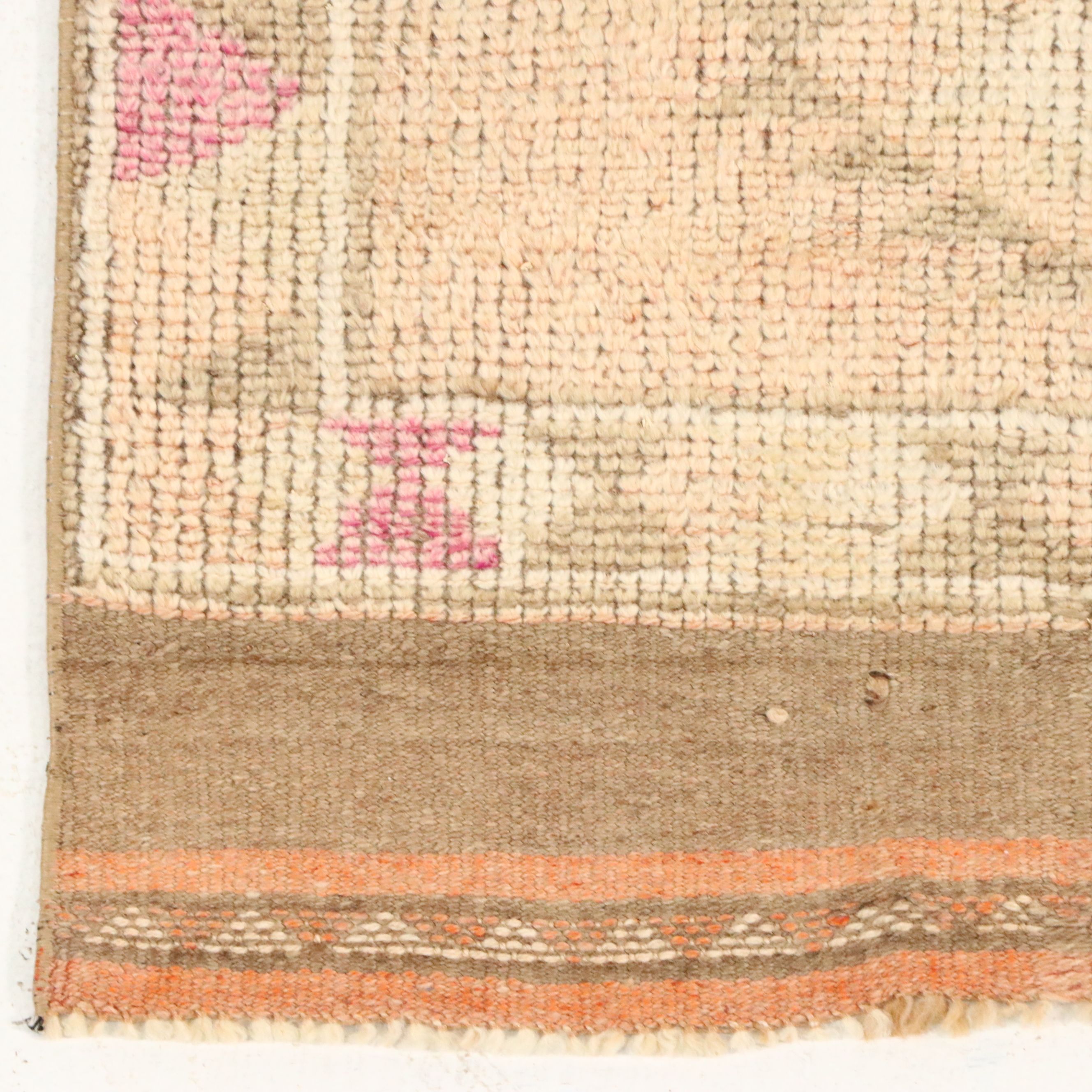 2'9 x 12'7 Hand-Knotted Turkish Anatolian Carpet Runner