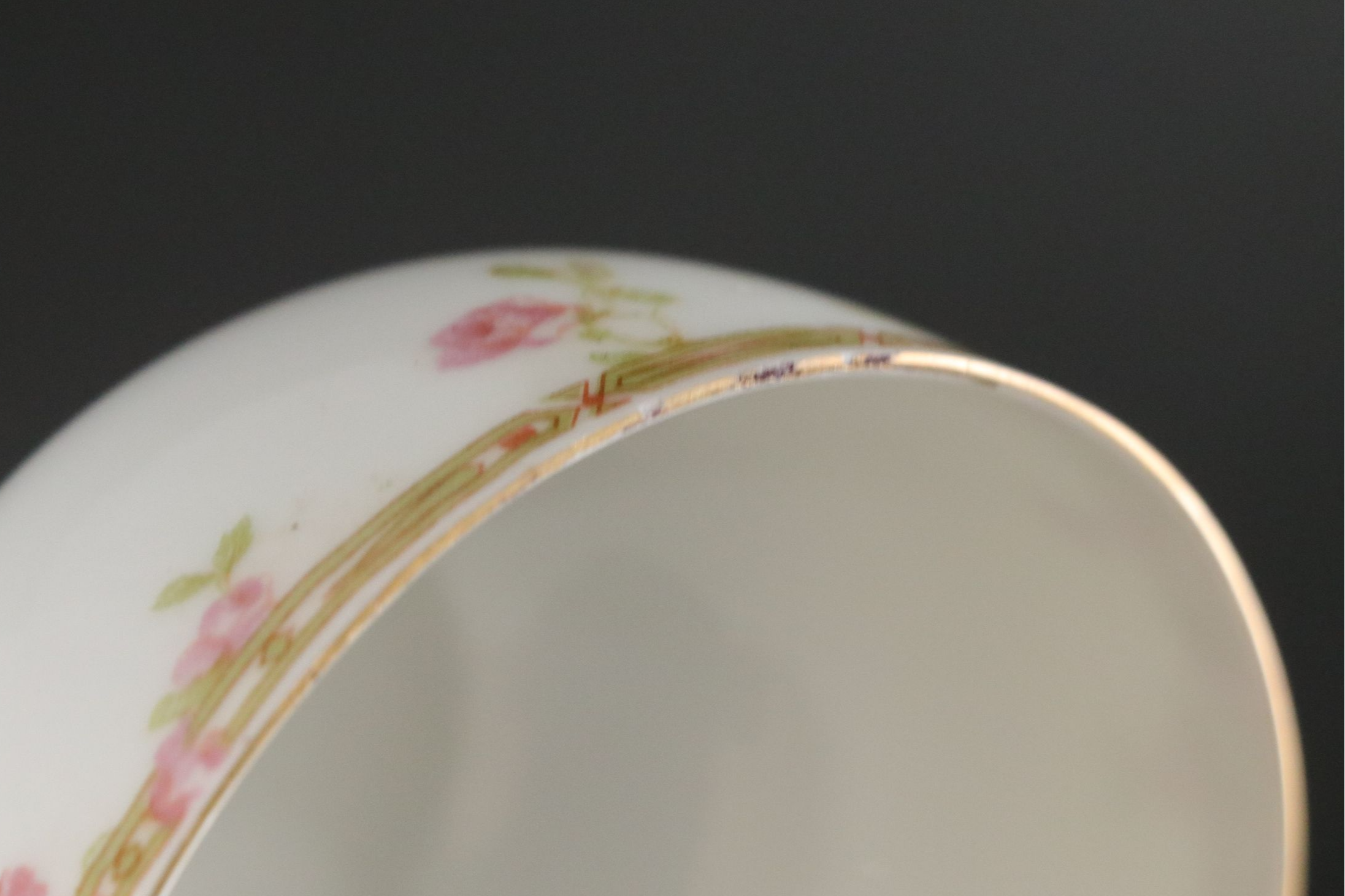 Royal Austria "Pink Roses" Porcelain Dinnerware, Carl Tielsch Sugar Bowl & More