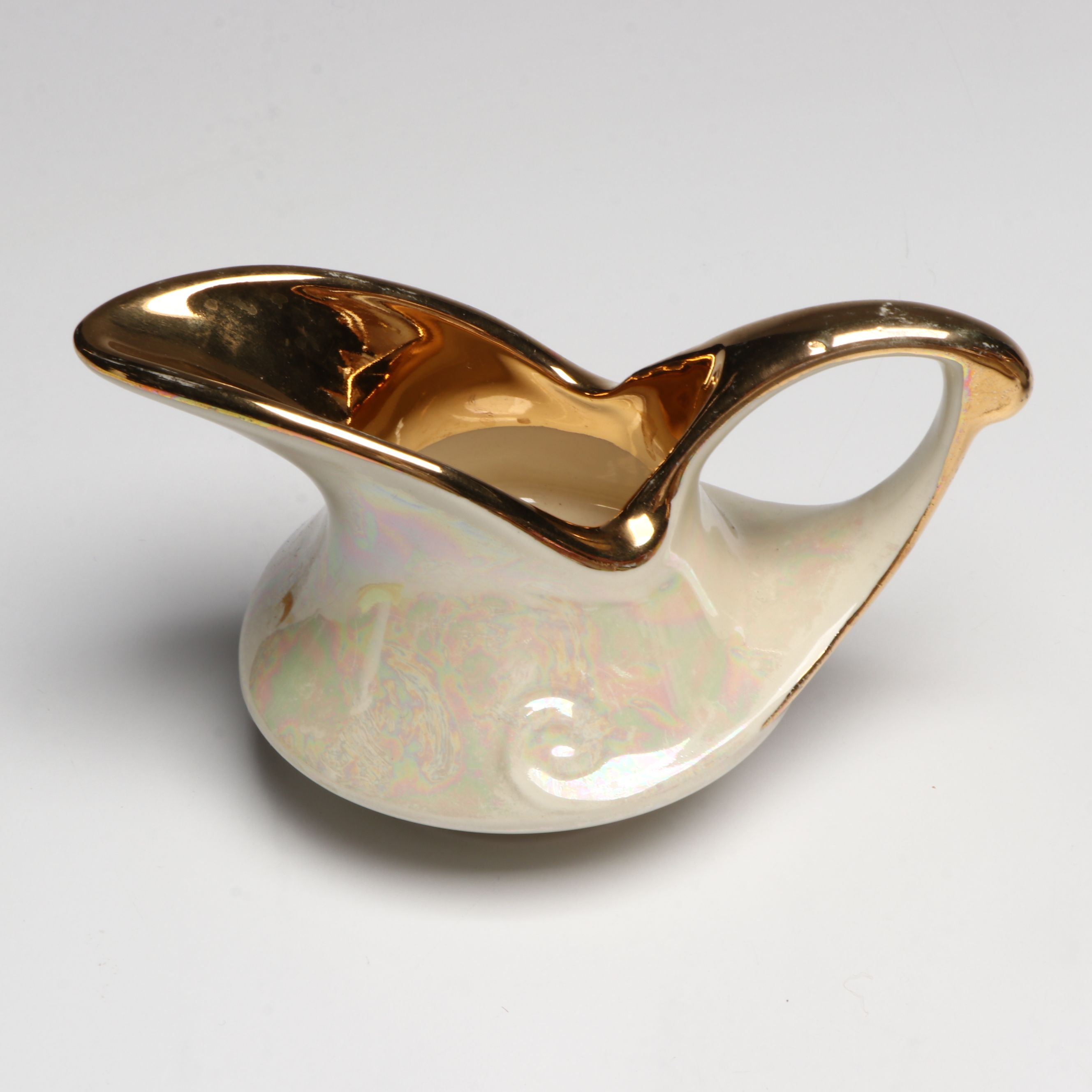 Adolf Laufer and Other Japanese Porcelain Luster Dinnerware and Serving Pieces