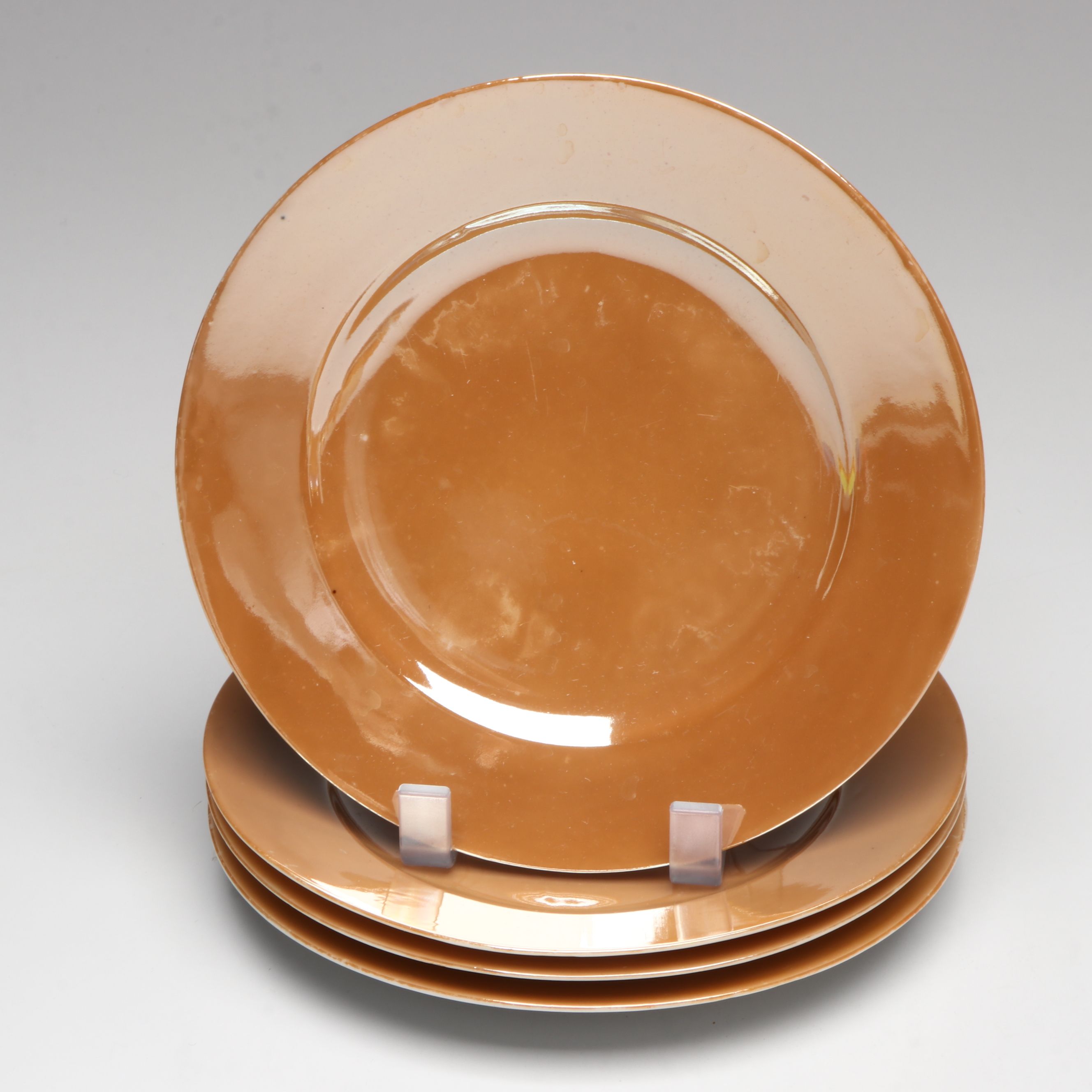 Adolf Laufer and Other Japanese Porcelain Luster Dinnerware and Serving Pieces