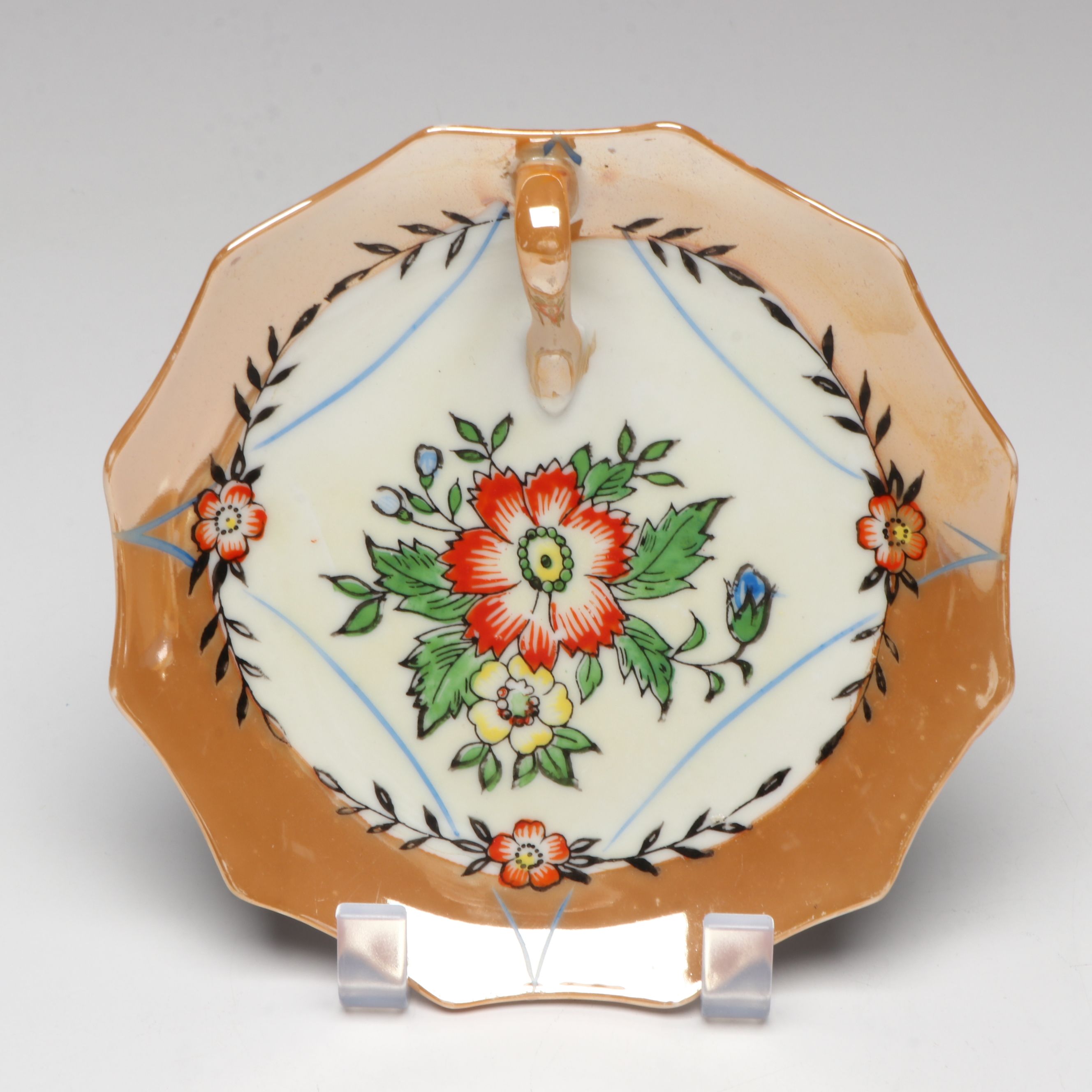 Adolf Laufer and Other Japanese Porcelain Luster Dinnerware and Serving Pieces