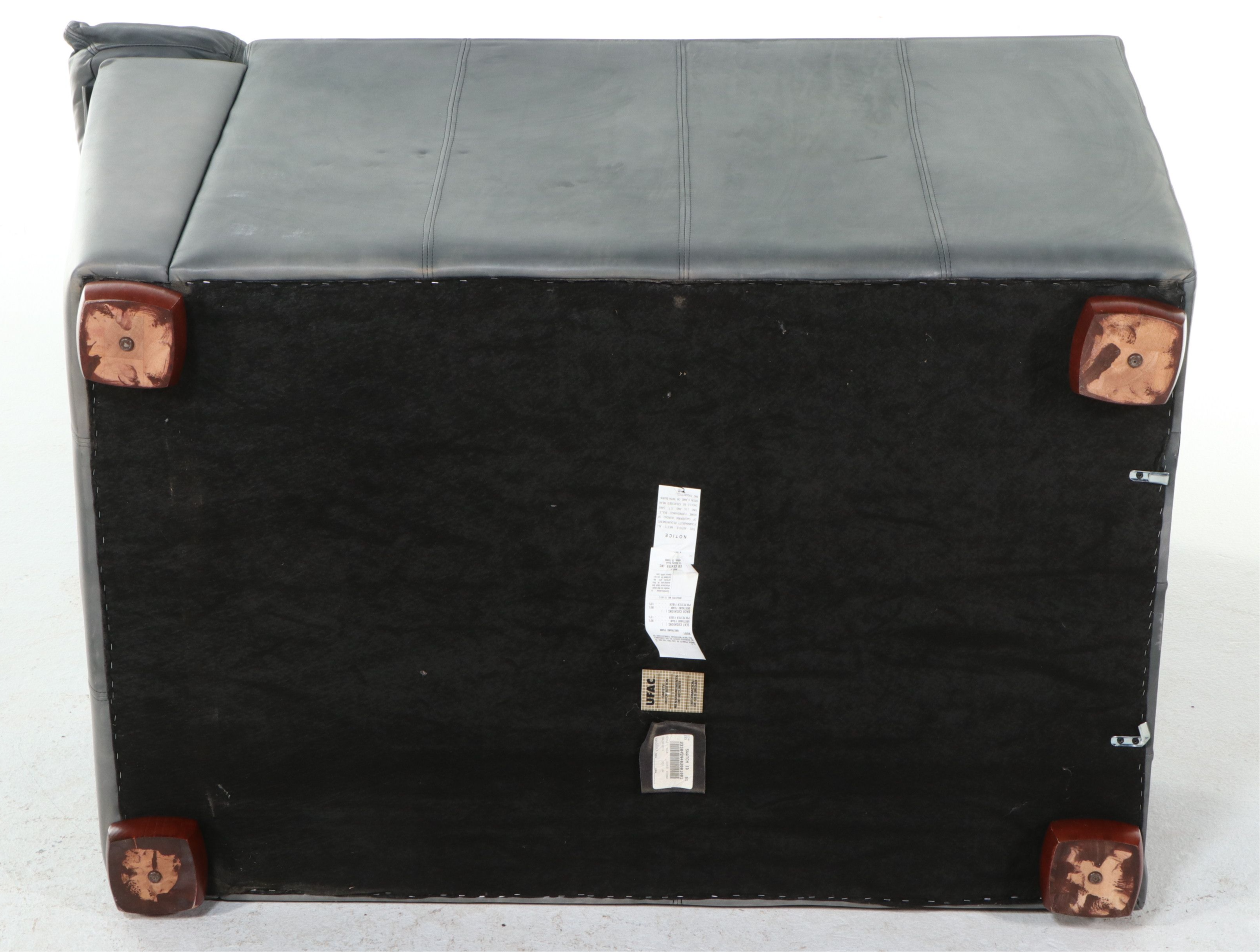 Leather Center, Inc. Two-Piece Leather Sectional Sofa