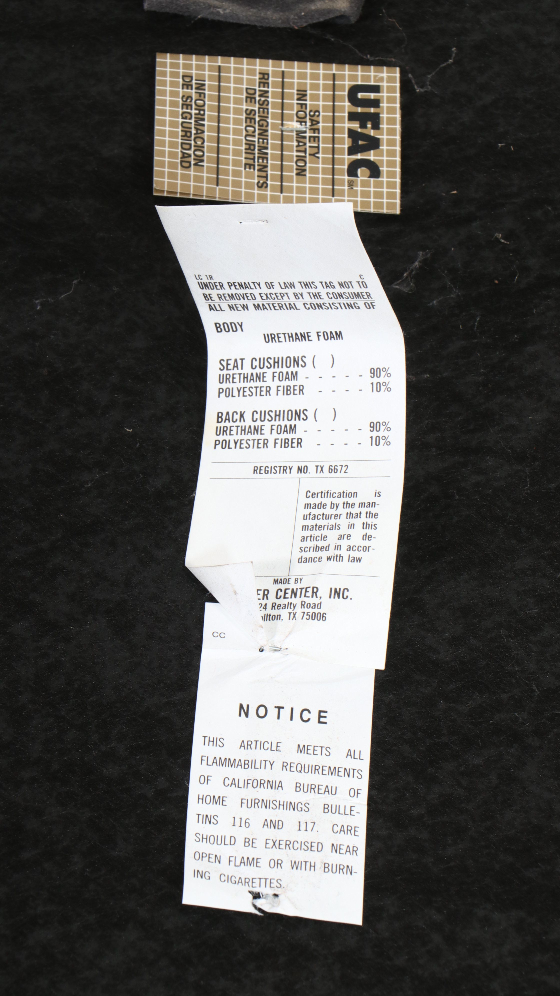 Leather Center, Inc. Two-Piece Leather Sectional Sofa