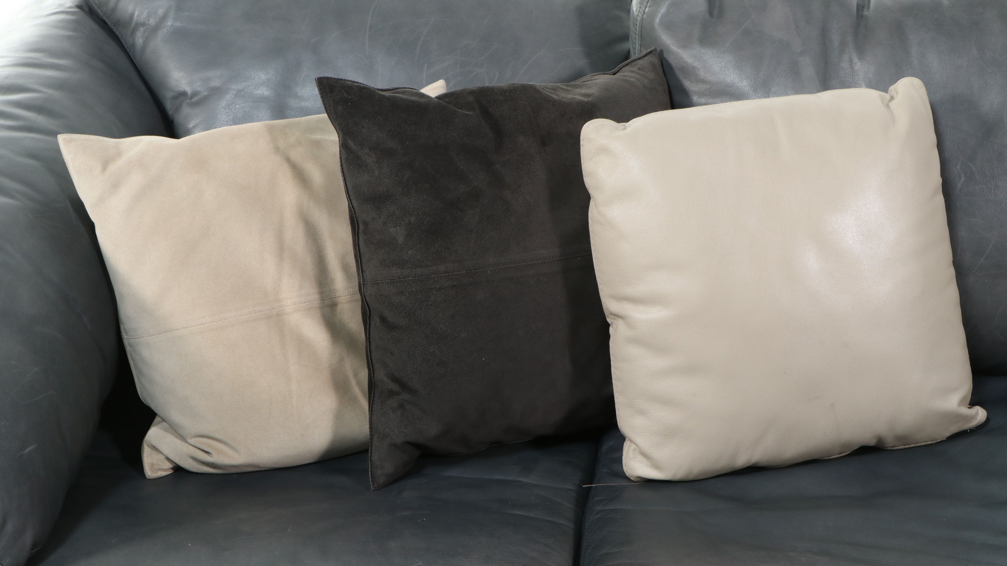 Leather Center, Inc. Two-Piece Leather Sectional Sofa