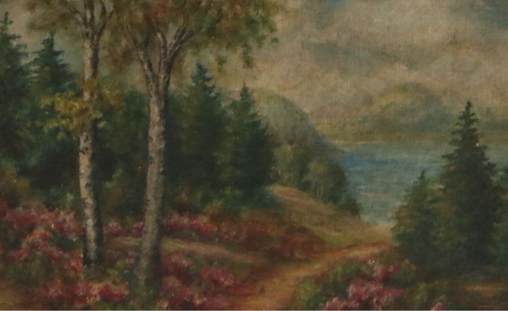 A. Bessey Landscape Oil Painting, Circa Early 20th Century