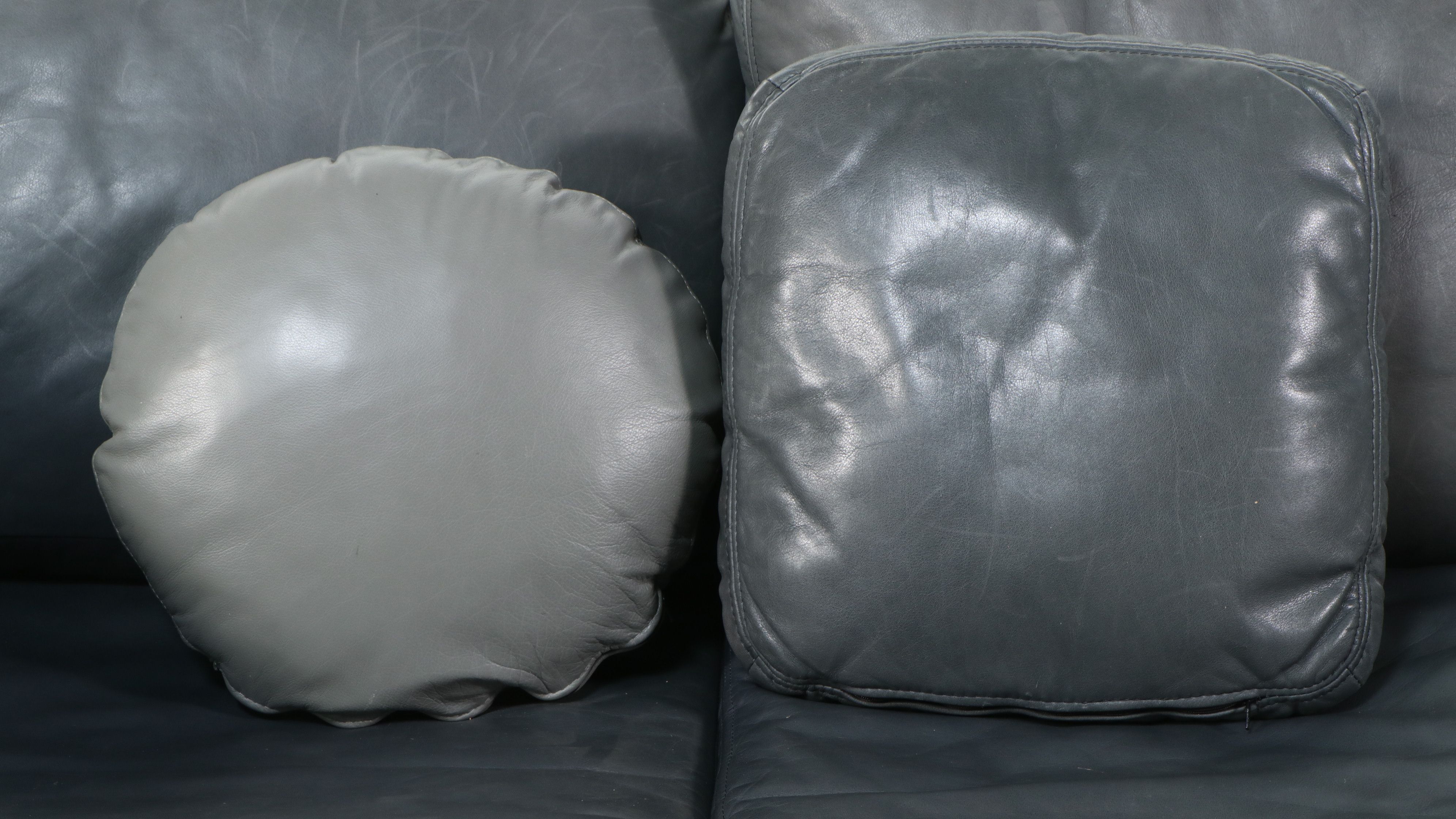 Leather Center, Inc. Two-Piece Leather Sectional Sofa