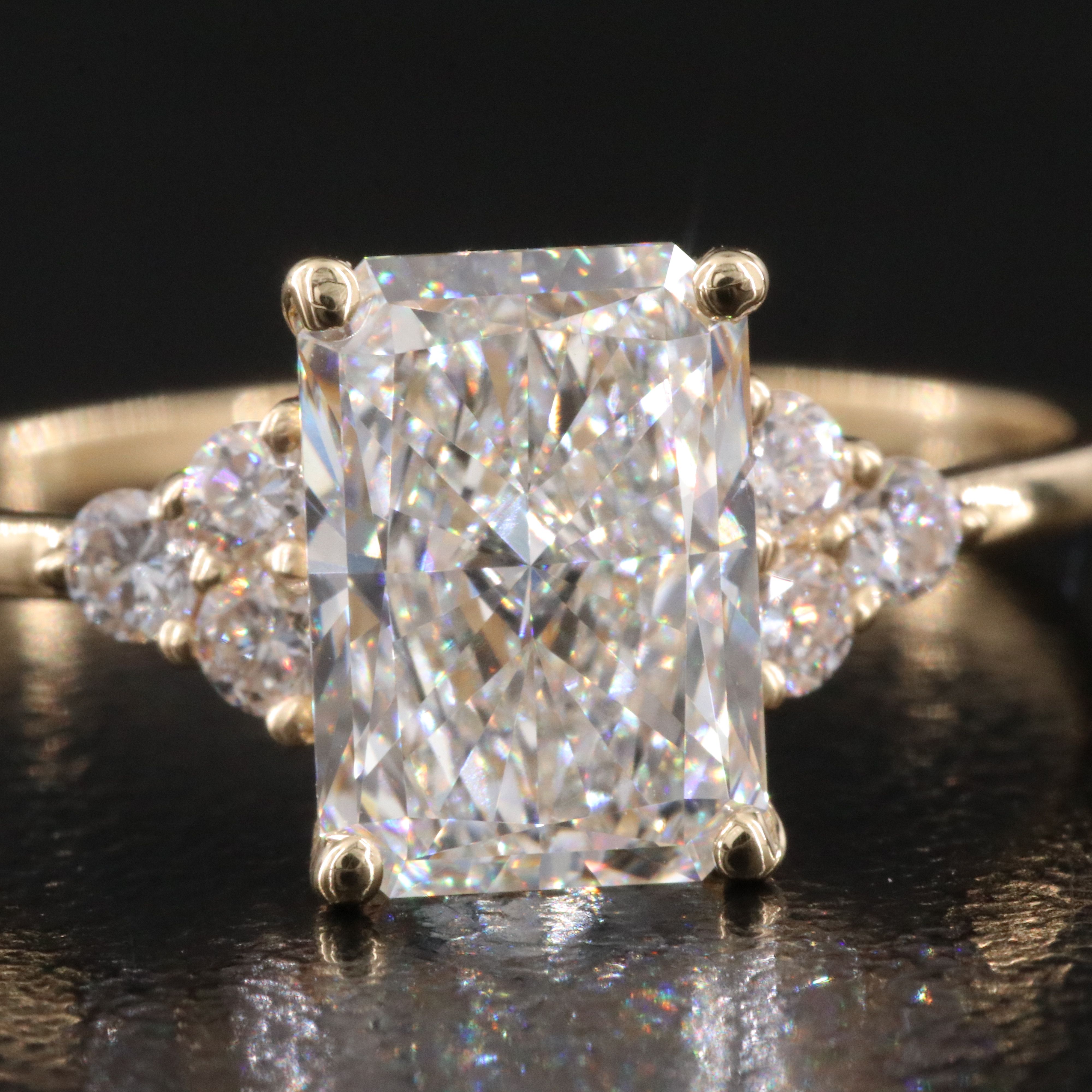 18K 2.22 CTW Lab Grown Diamond Ring with IGI Report