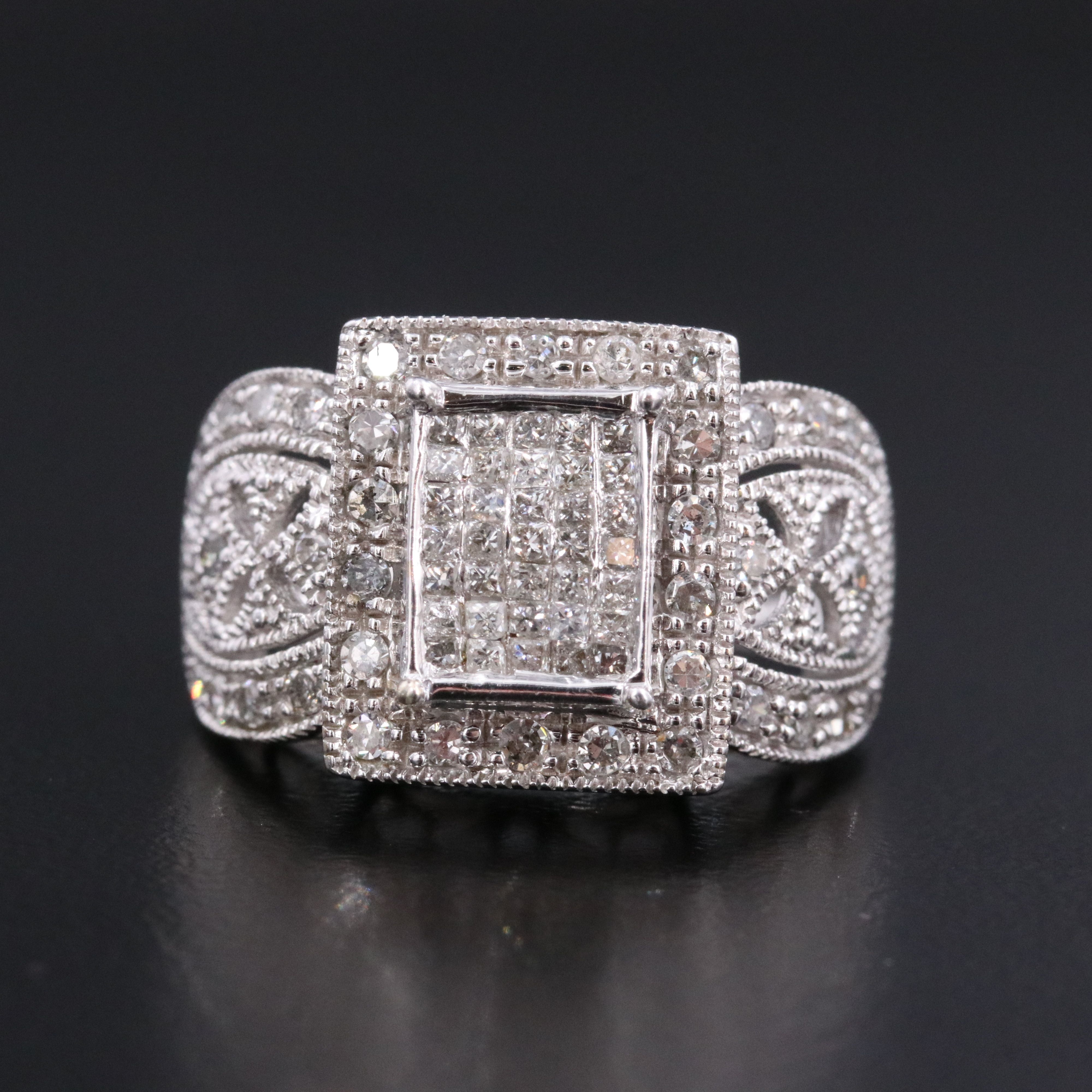 14K 0.76 CTW Diamond Ring