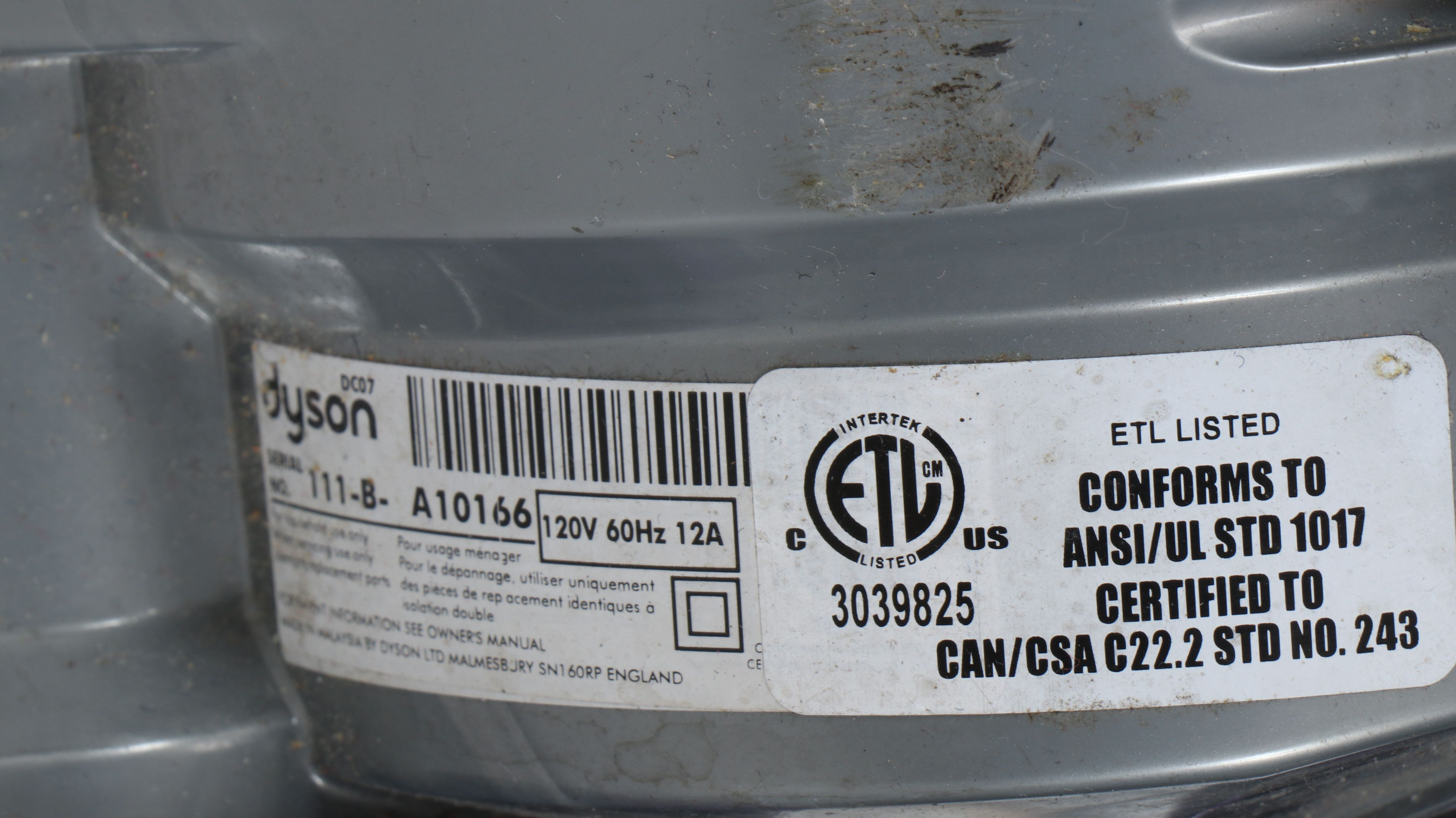 Dyson DC07 Upright Vacuum Cleaner