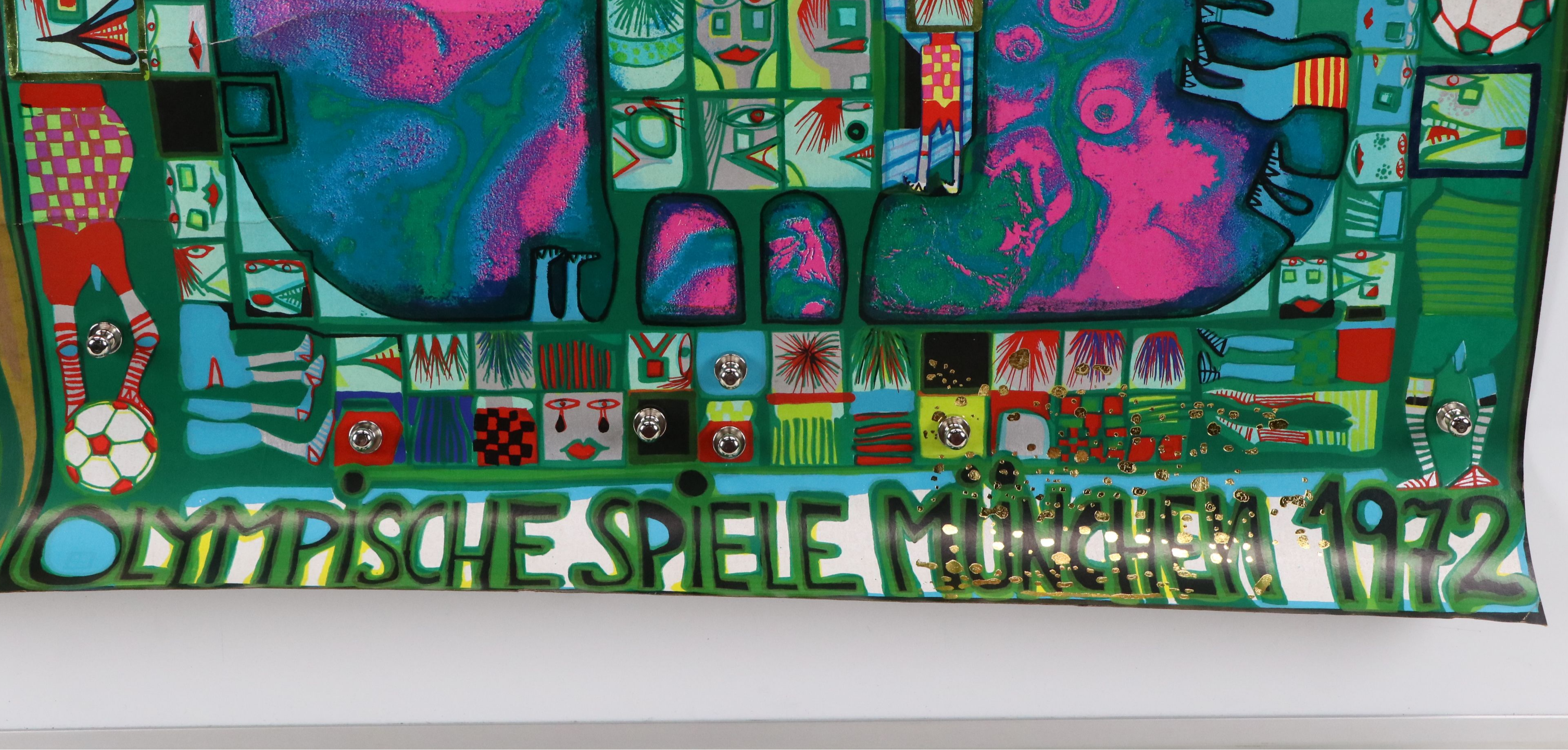 Friedensreich Hundertwasser Offset Lithograph "Olympische Spiele München 1972"