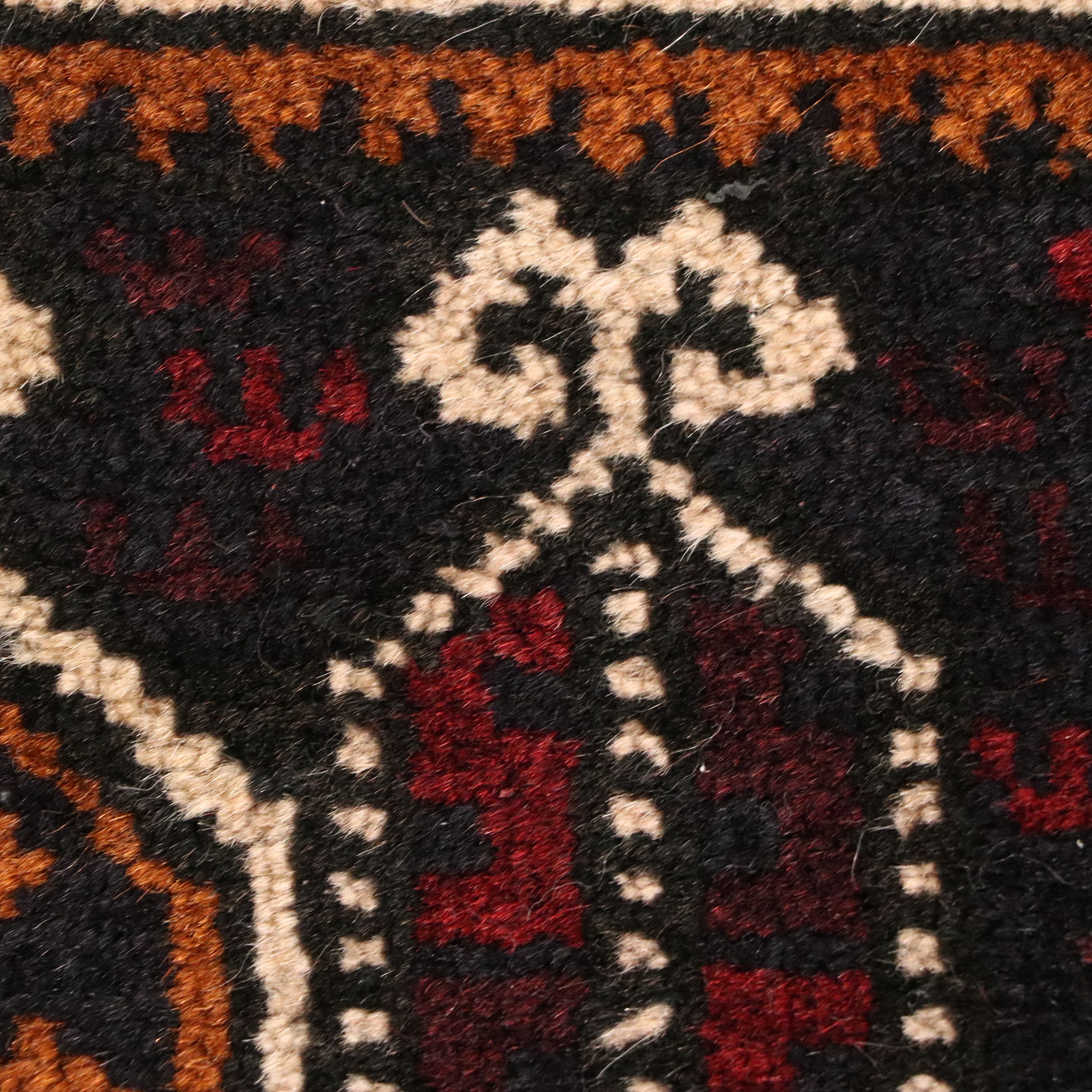 3' x 4'11 Hand-Knotted Afghan Baluch Prayer Rug