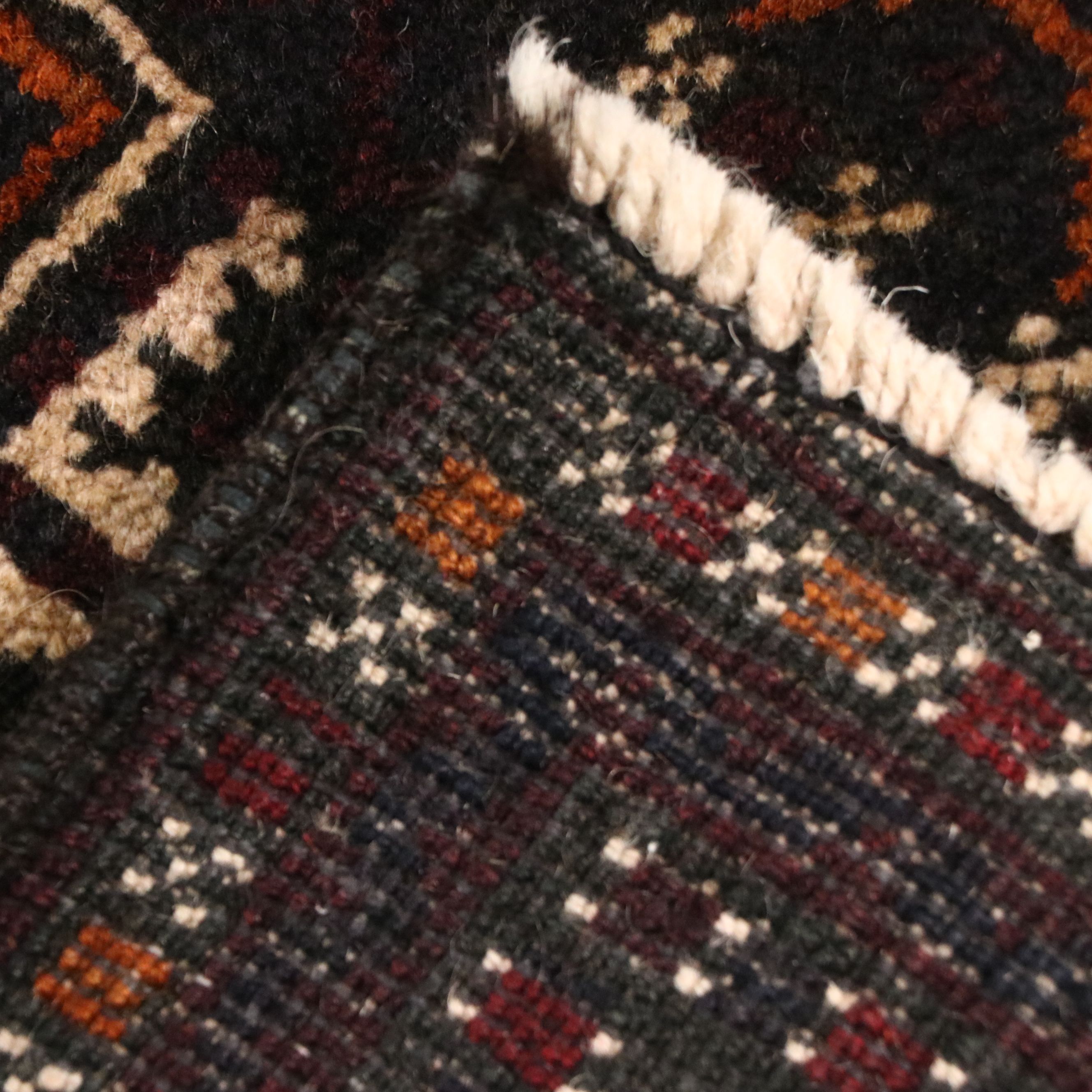 3' x 4'11 Hand-Knotted Afghan Baluch Prayer Rug