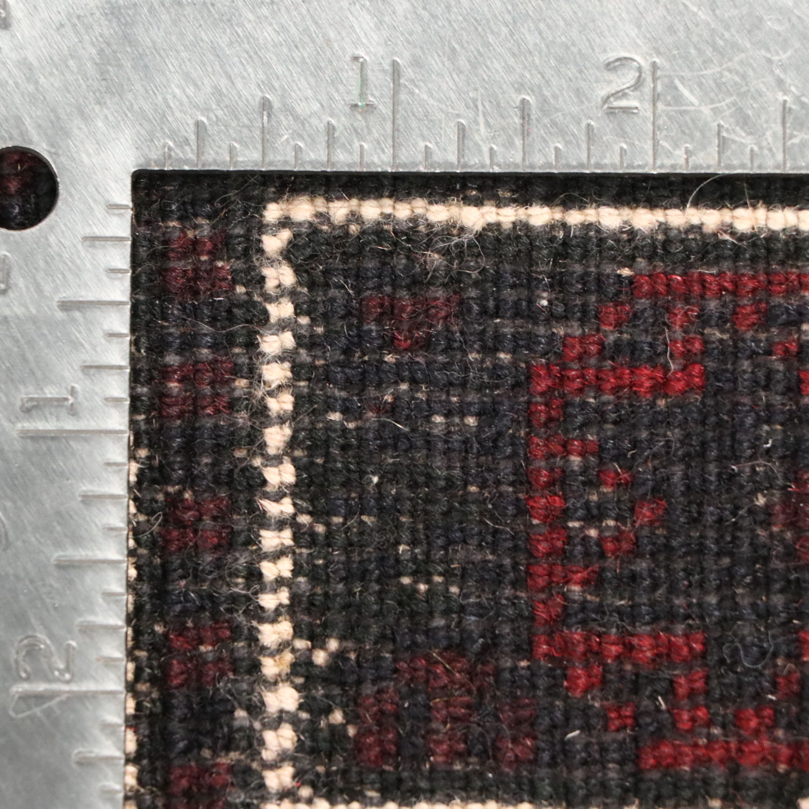 3' x 4'11 Hand-Knotted Afghan Baluch Prayer Rug