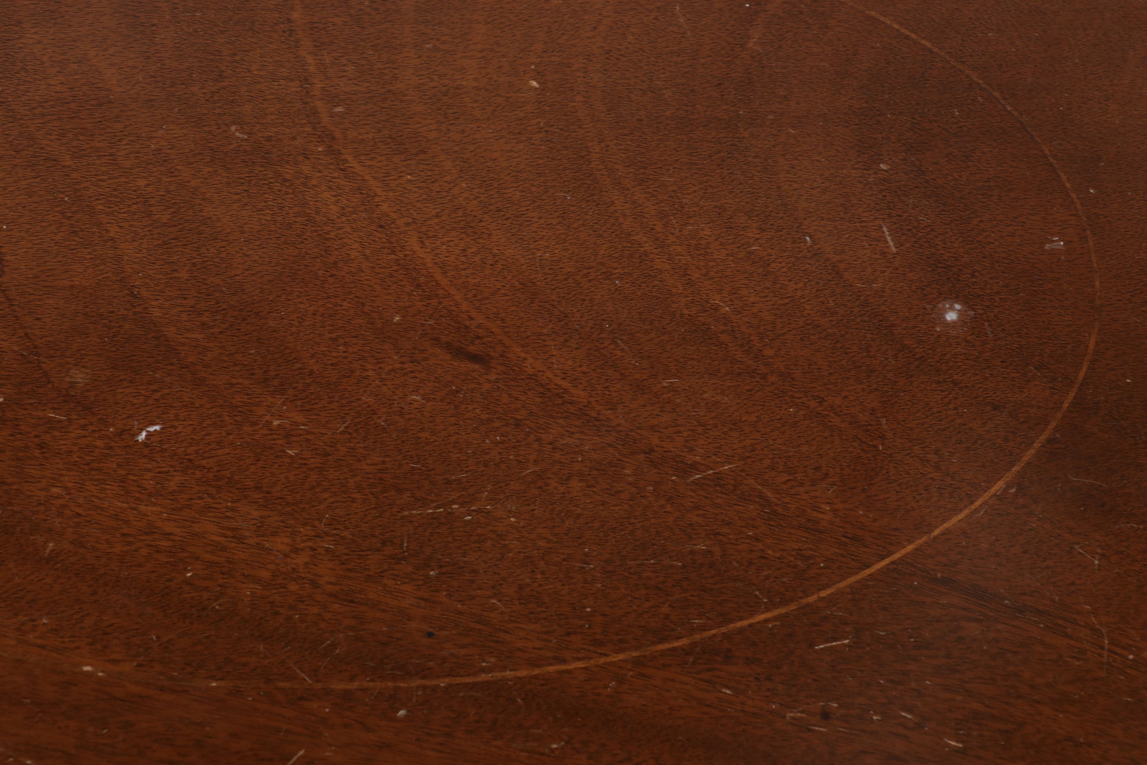 Federal Style Inlaid Occasional Table with Nichols & Stone Windsor Chair