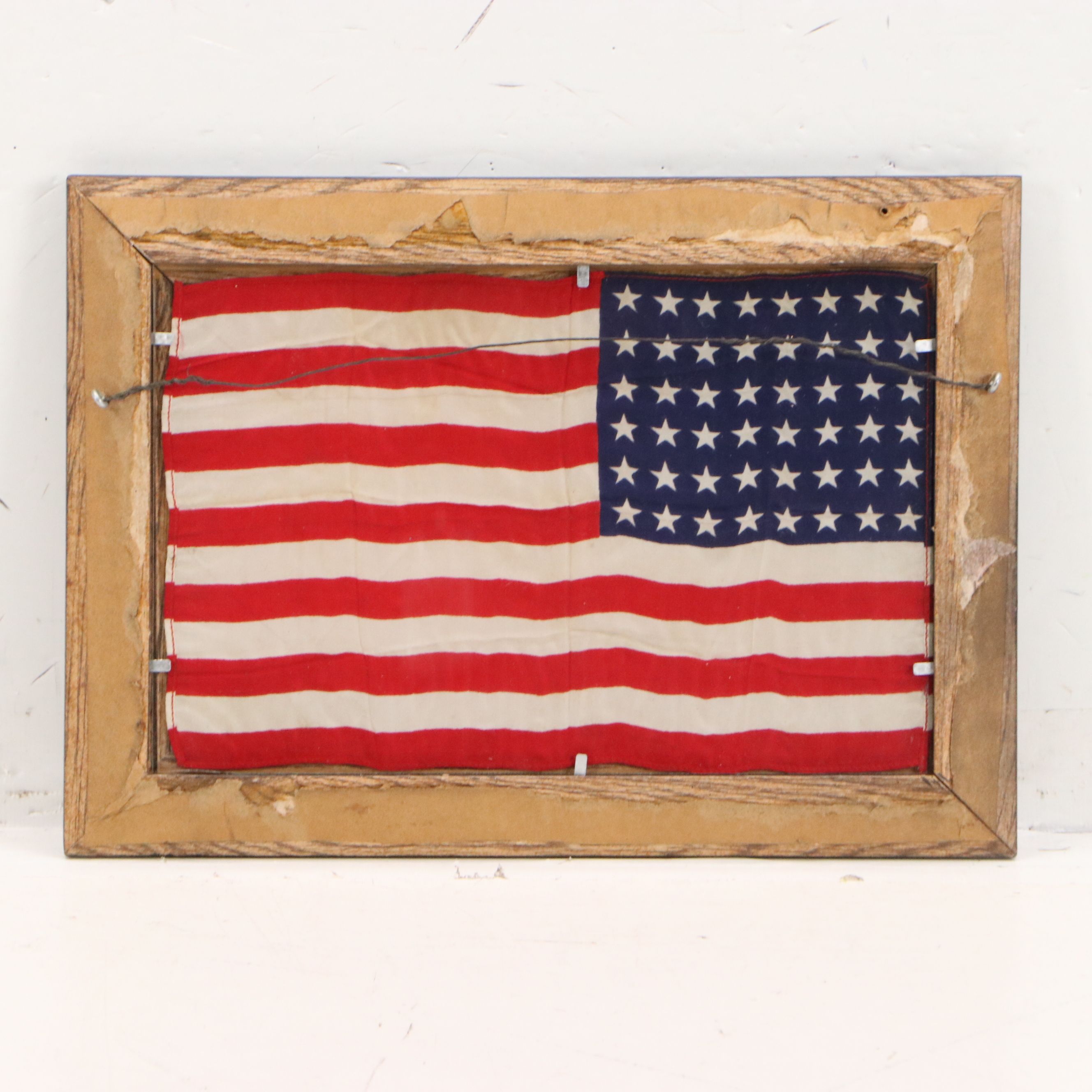 Small 48-Star Silk American Flag, Early to Mid-20th Century