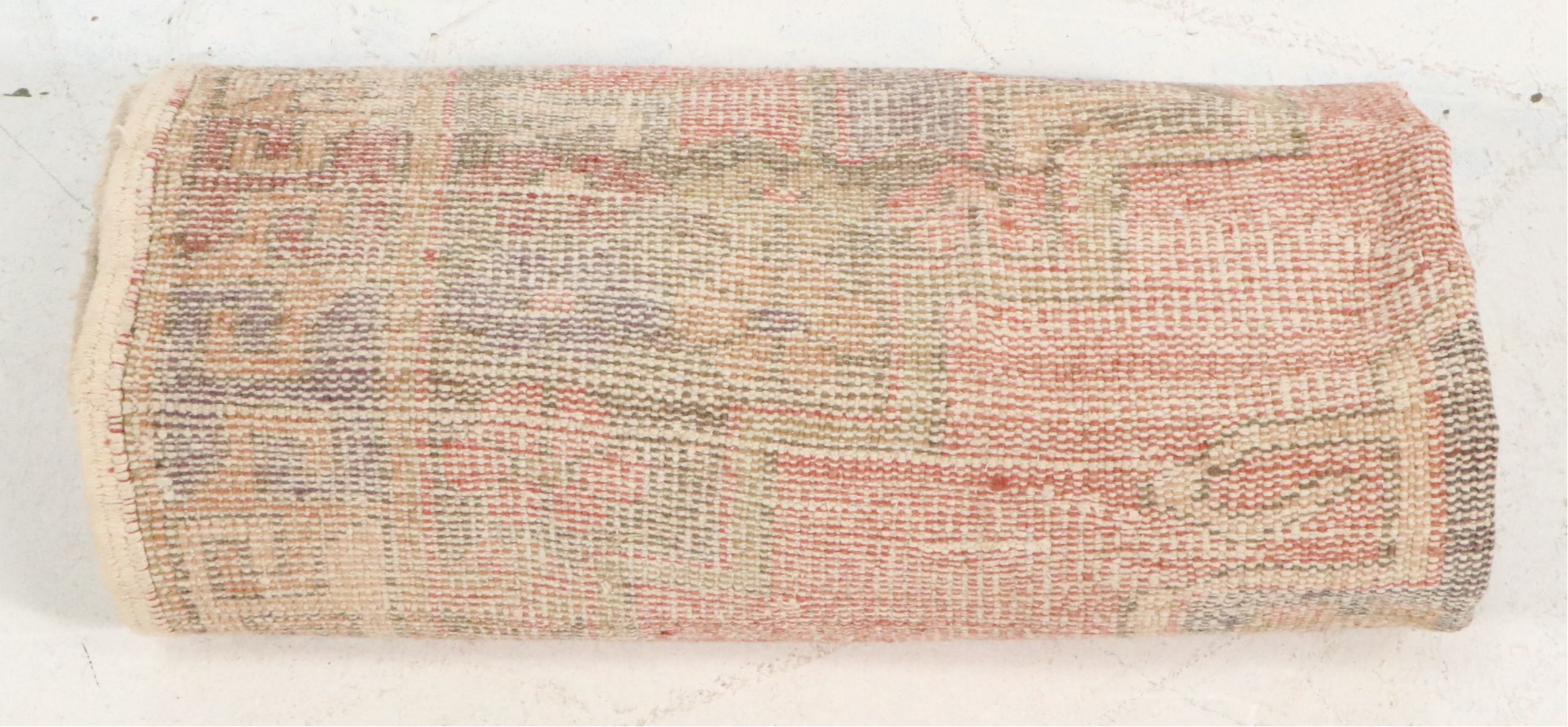 4'2 x 8'3 Hand-Knotted Turkish Anatolian Area Rug