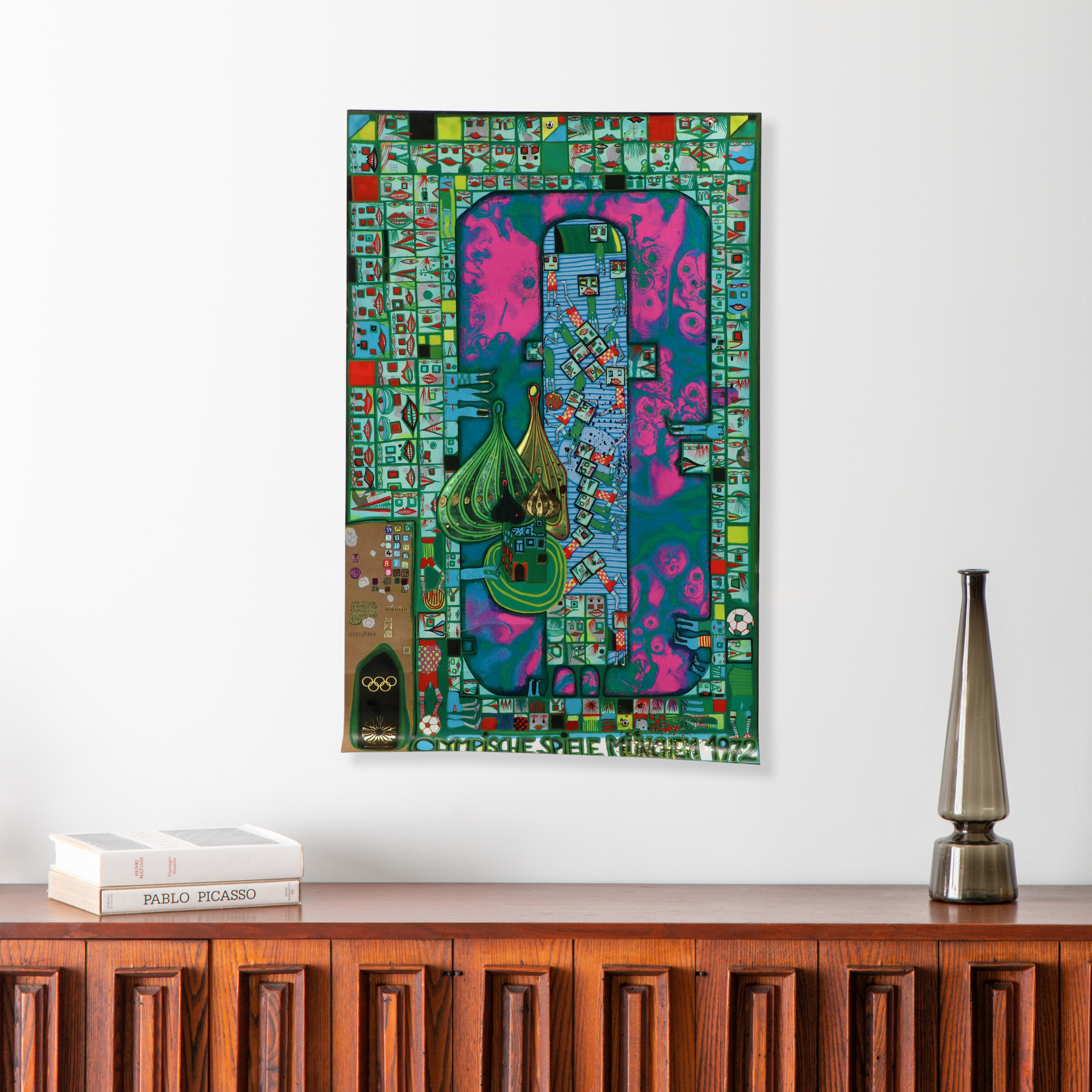 Friedensreich Hundertwasser Offset Lithograph "Olympische Spiele München 1972"