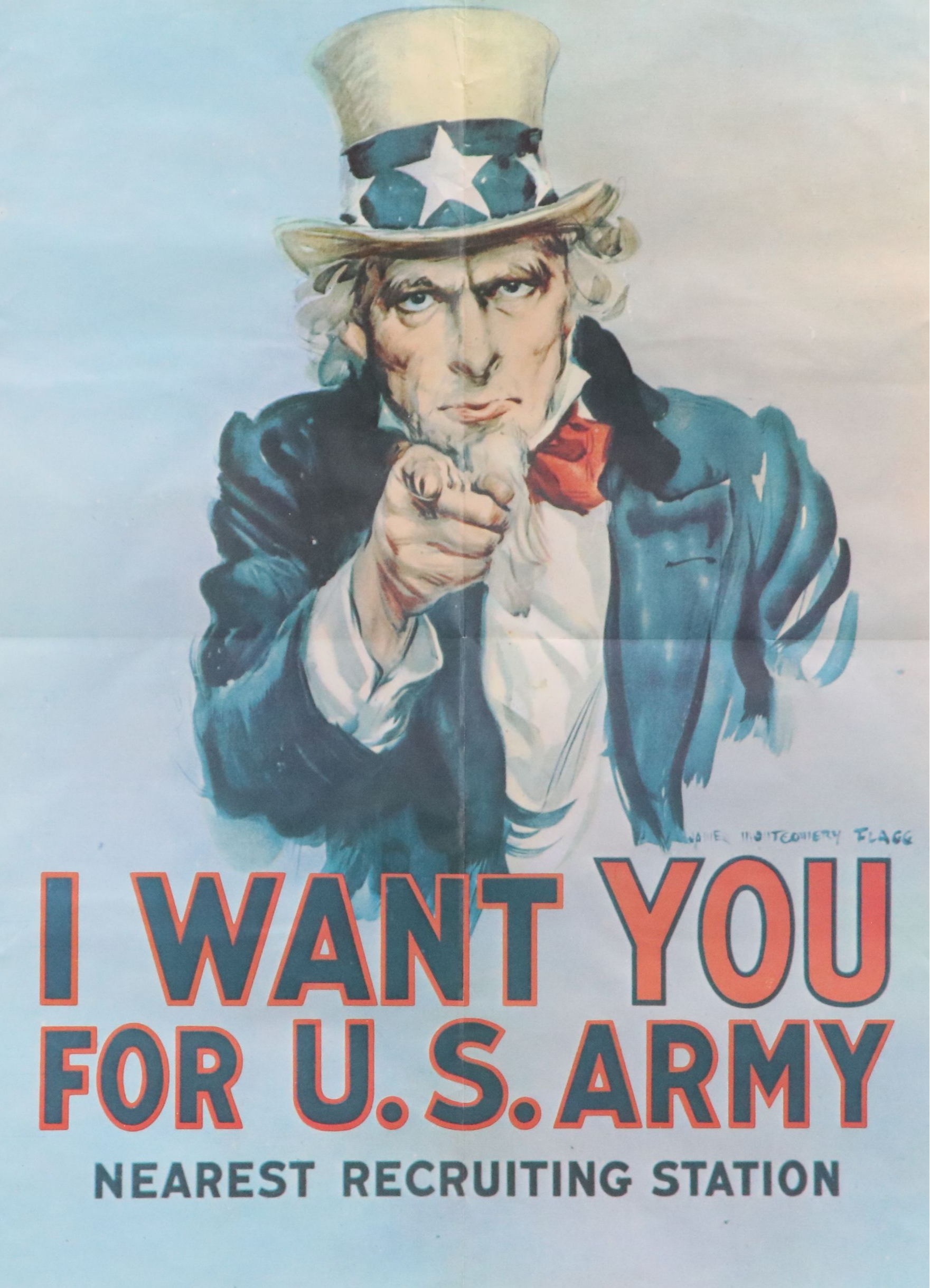 "I Want You For U.S. Army" Offset Lithograph Poster and More