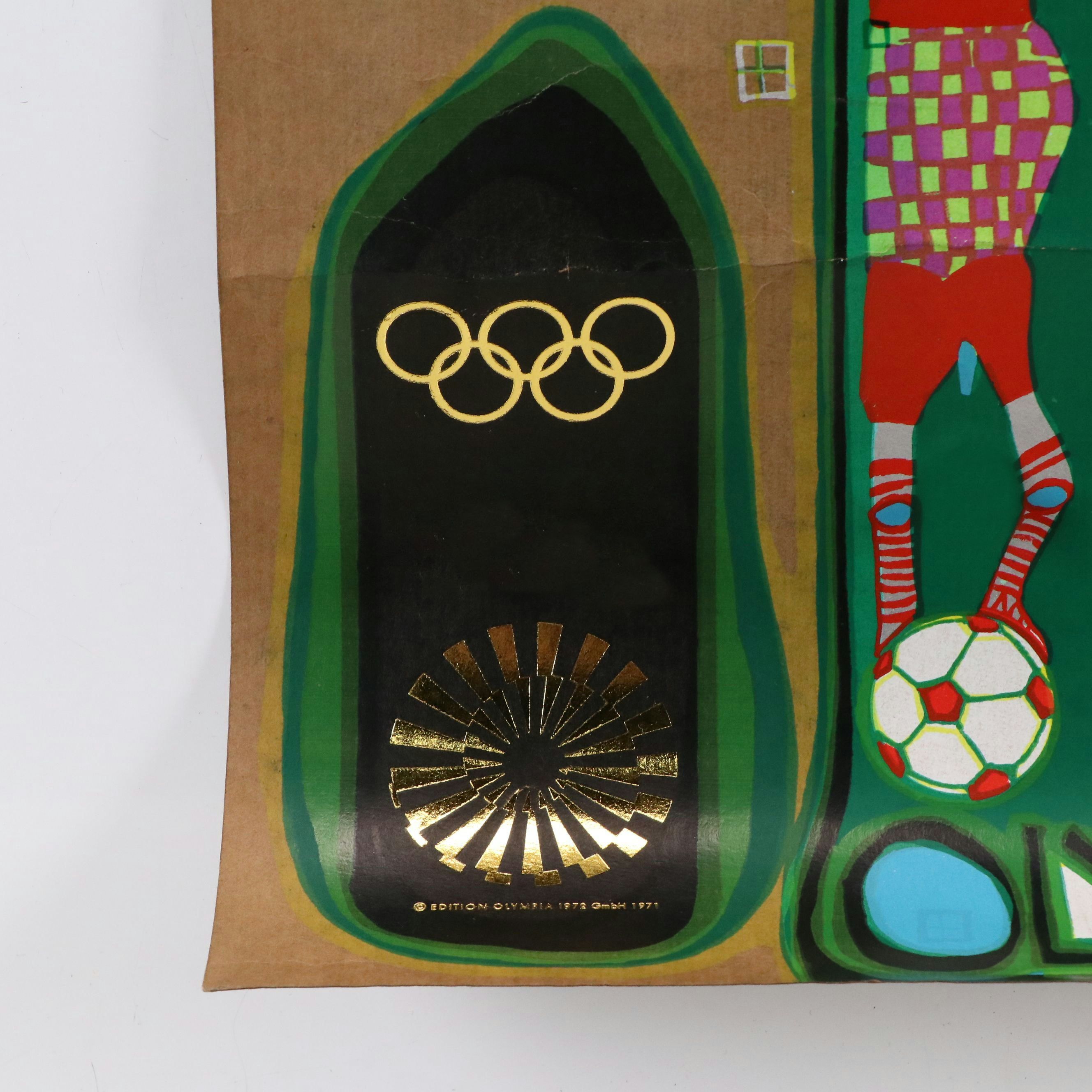 Friedensreich Hundertwasser Offset Lithograph "Olympische Spiele München 1972"