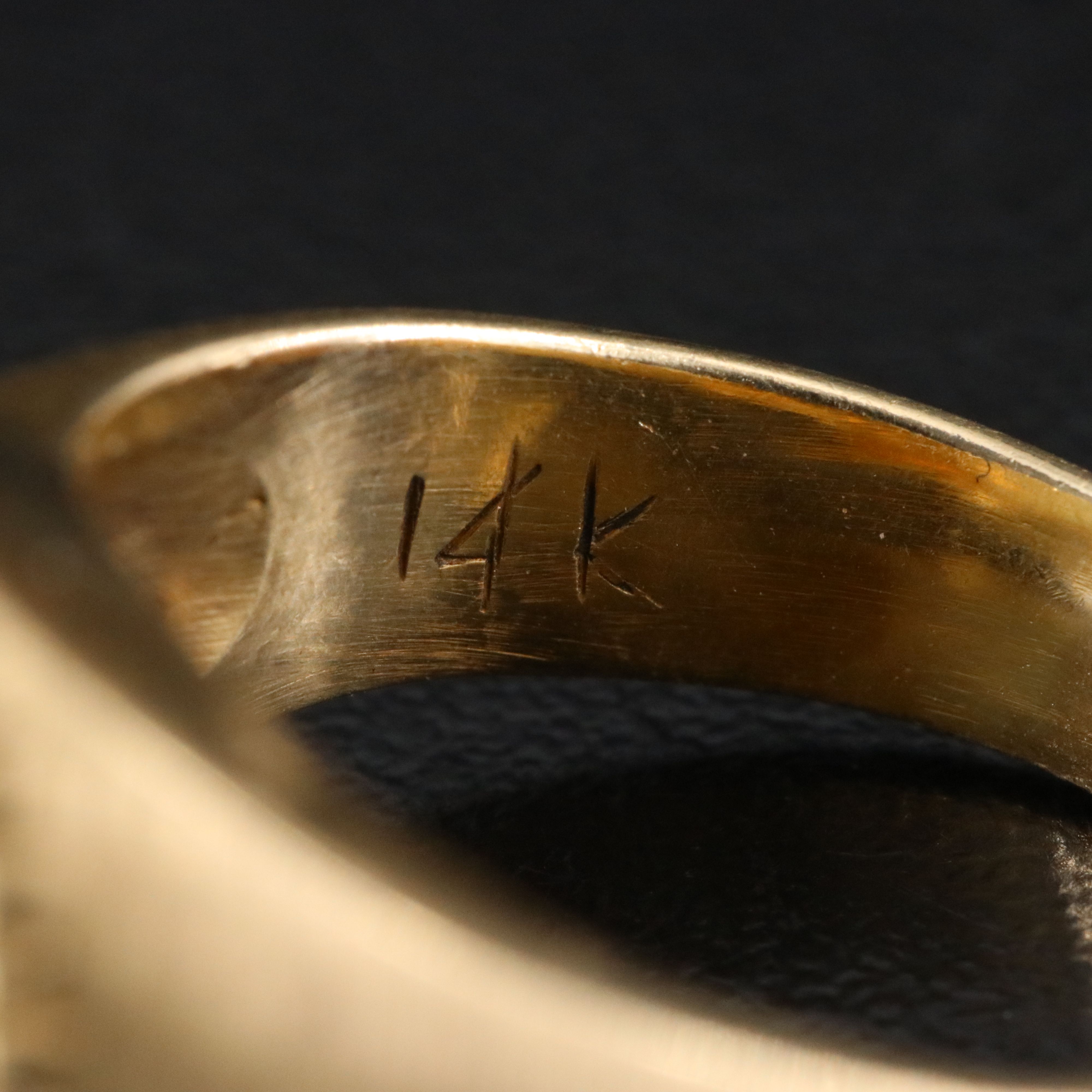 14K Opal and Diamond Ring