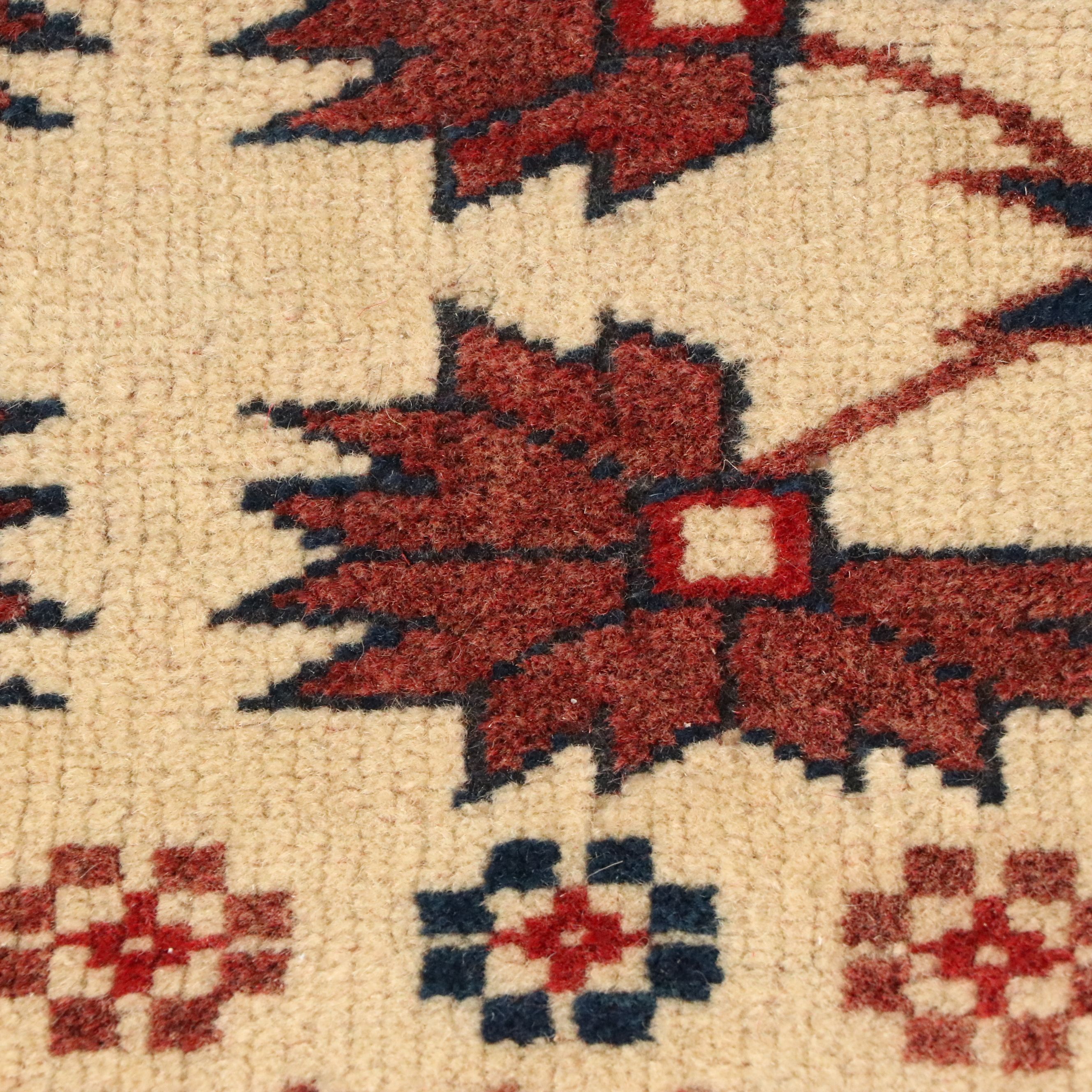 3'5 x 6'3 Hand-Knotted Turkish Yağcıbedir Area Rug