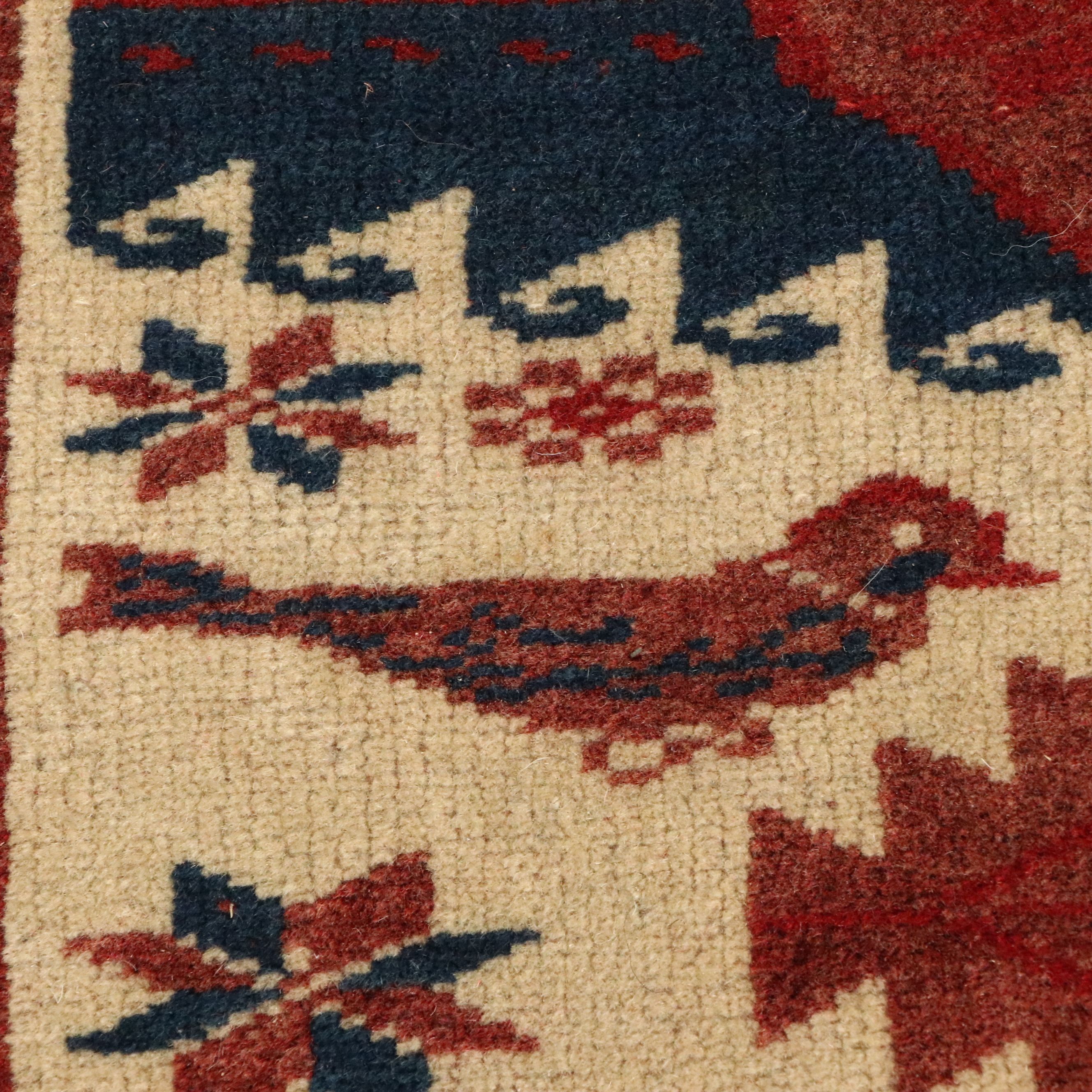 3'5 x 6'3 Hand-Knotted Turkish Yağcıbedir Area Rug