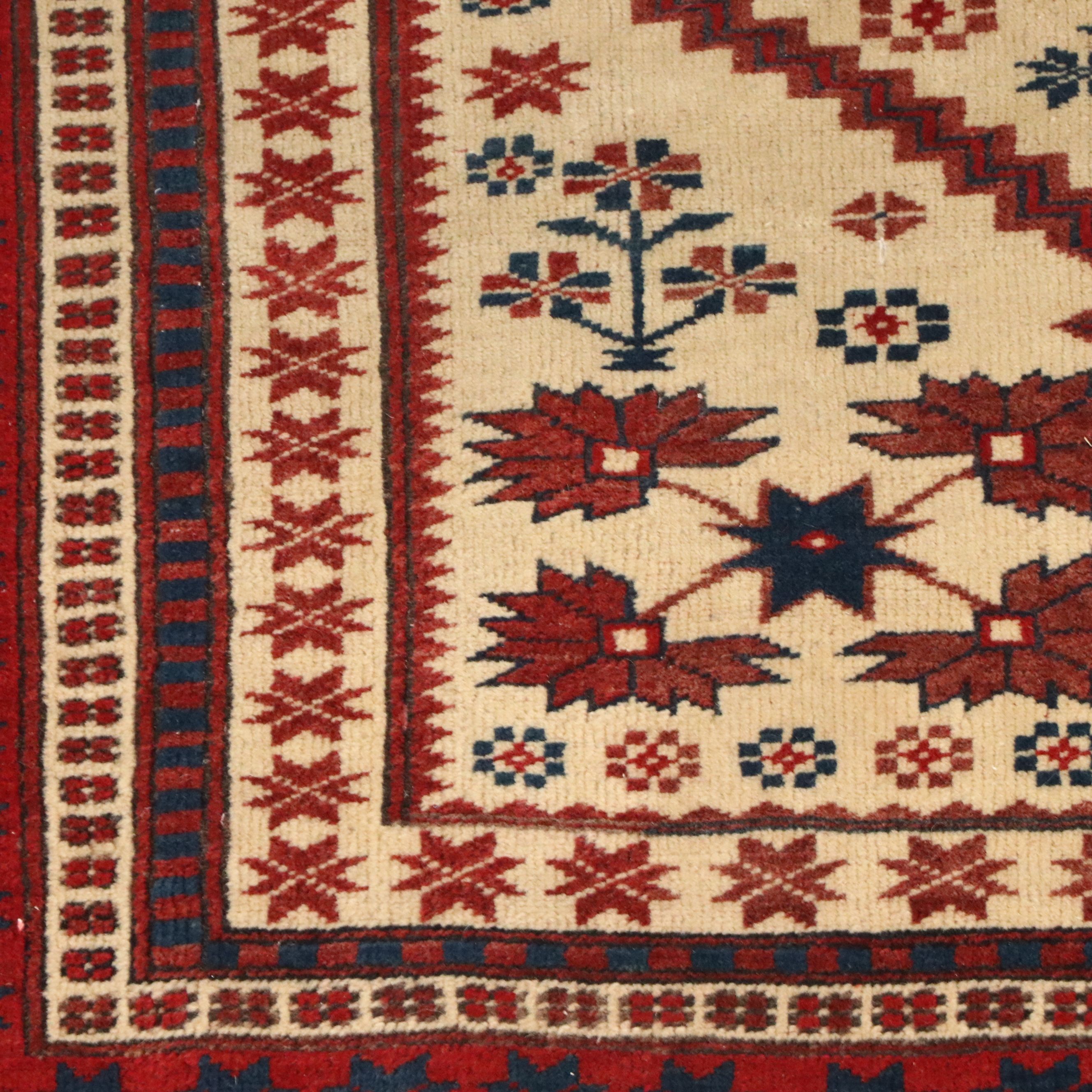 3'5 x 6'3 Hand-Knotted Turkish Yağcıbedir Area Rug