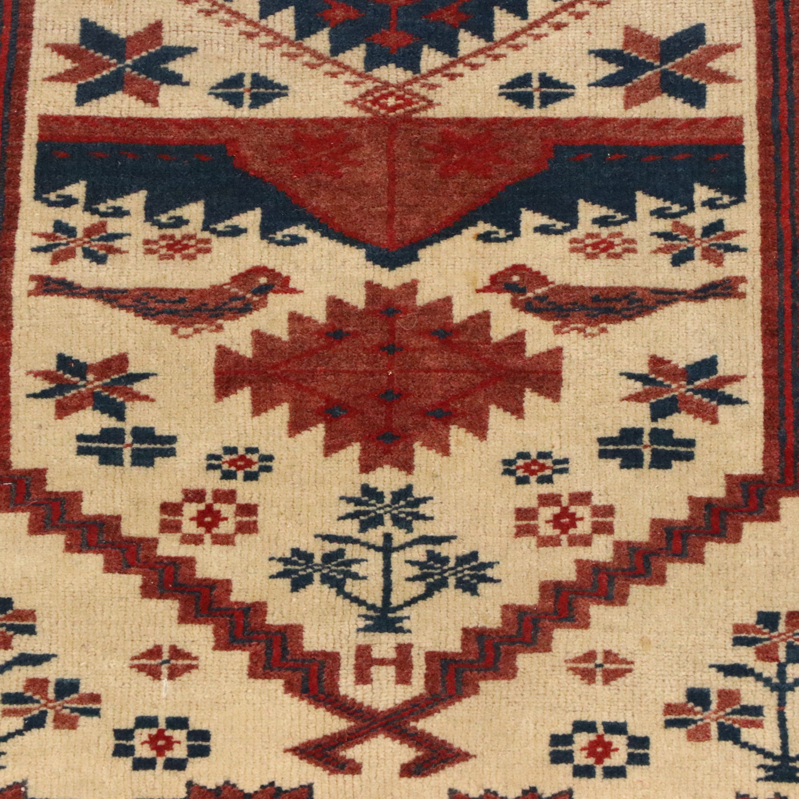 3'5 x 6'3 Hand-Knotted Turkish Yağcıbedir Area Rug