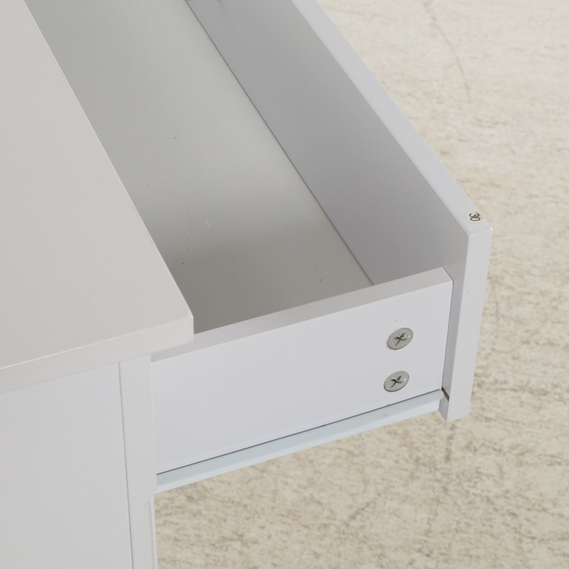 White Finished Dresser, 2023