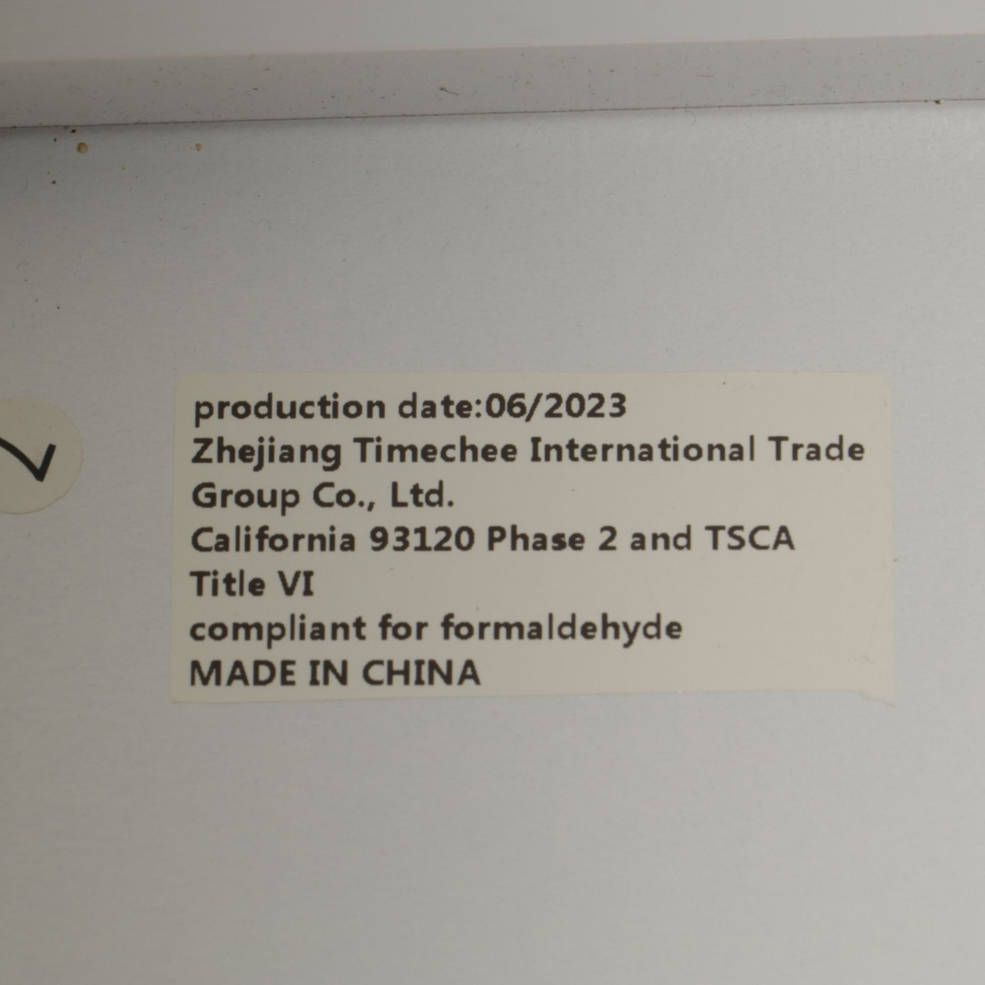 White Finished Dresser, 2023