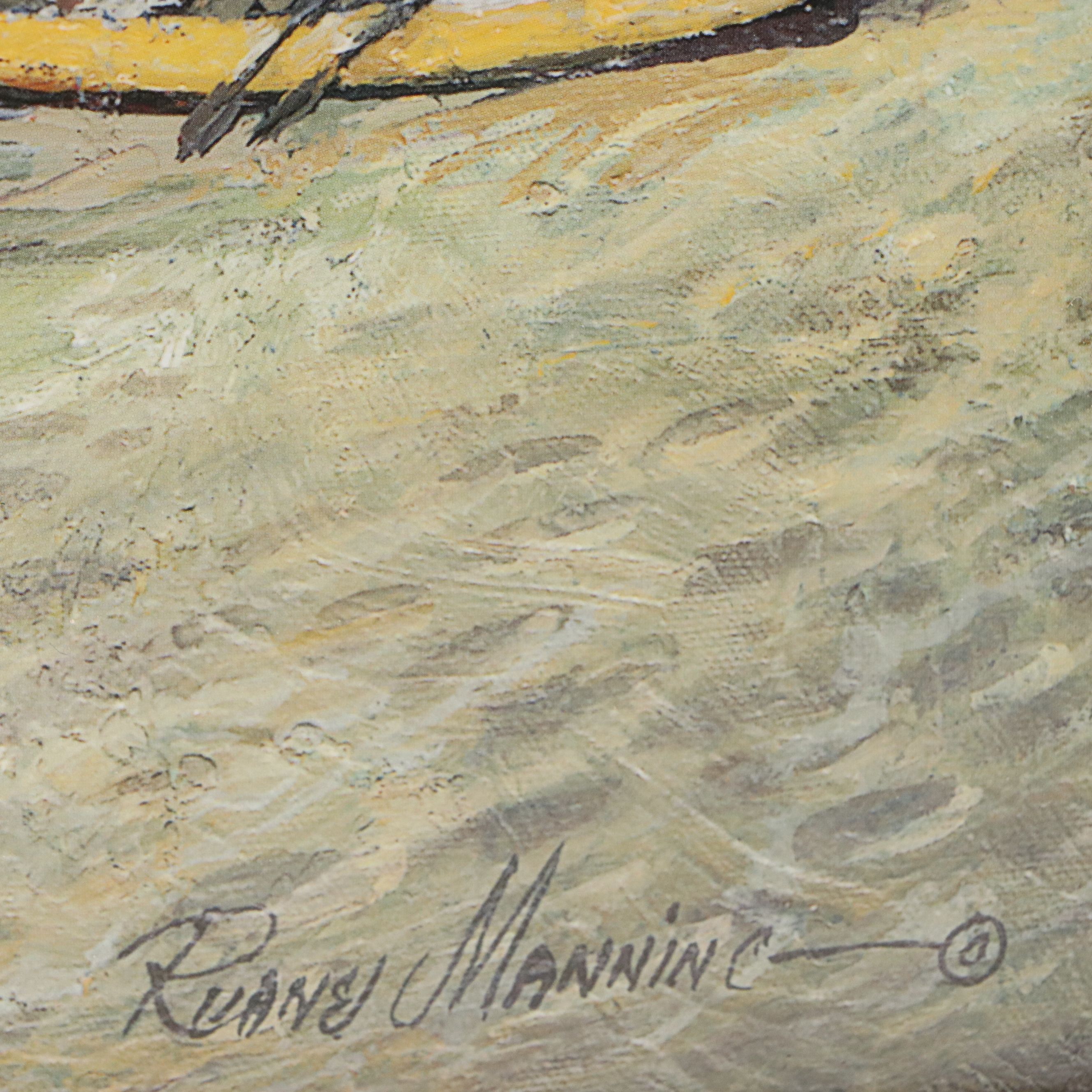 Offset Lithograph After Ruane Manning "Summer Wind," 21st Century