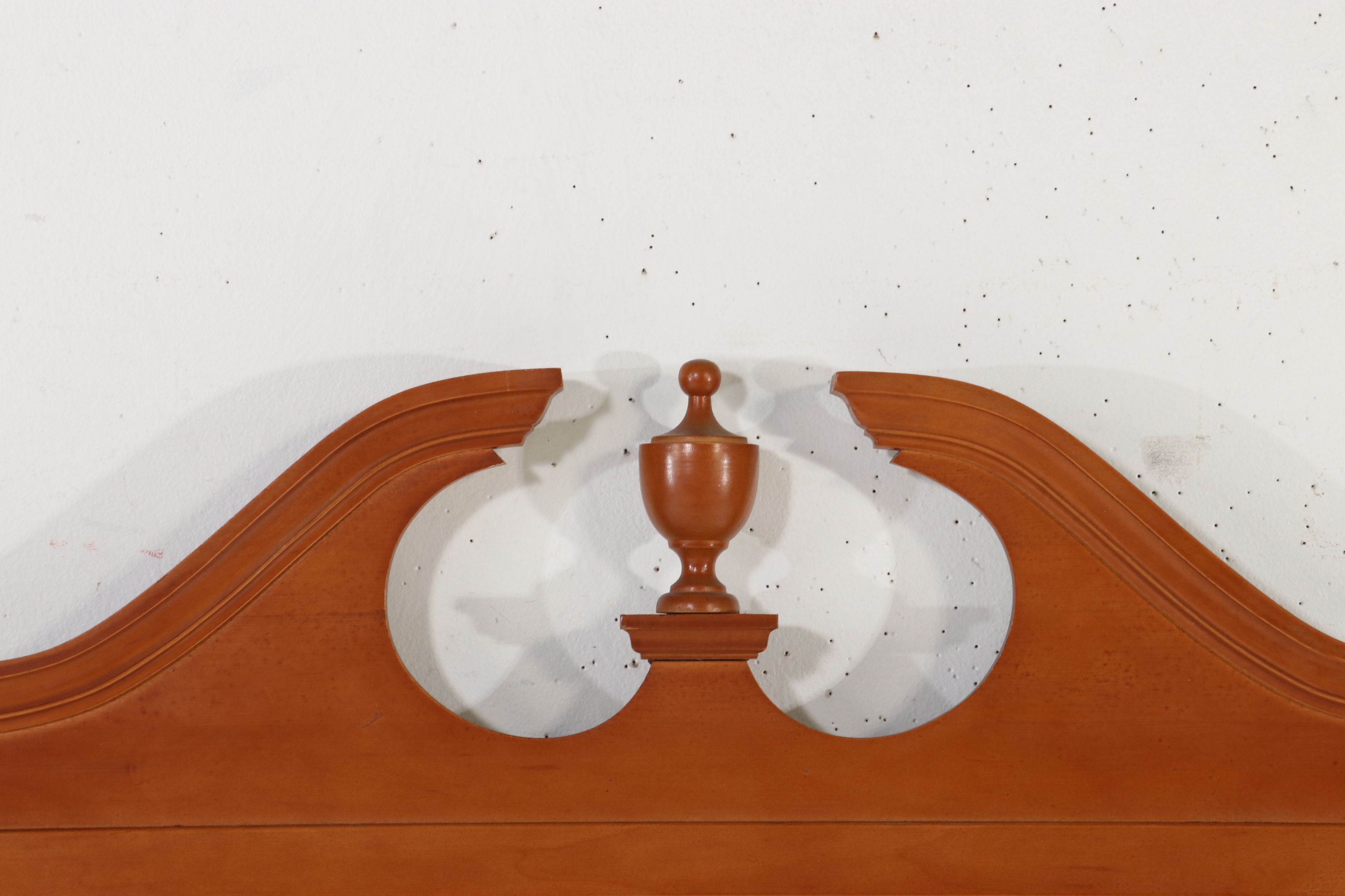 Burns Case Goods Colonial Revival Style Maple Dresser with Mirror