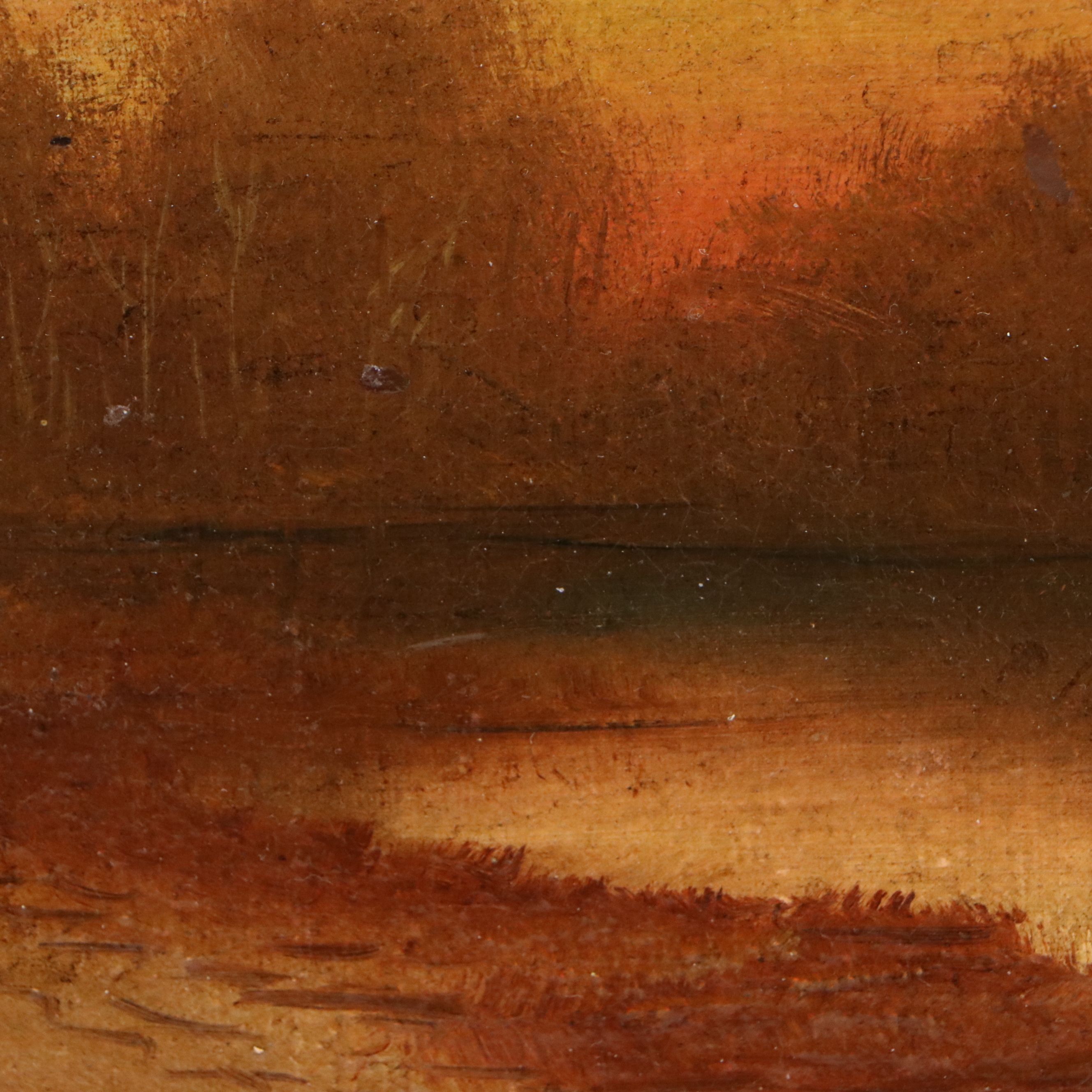 Thomas Jefferson Willison Landscape Oil Painting, Late 19th to Early 20th C.