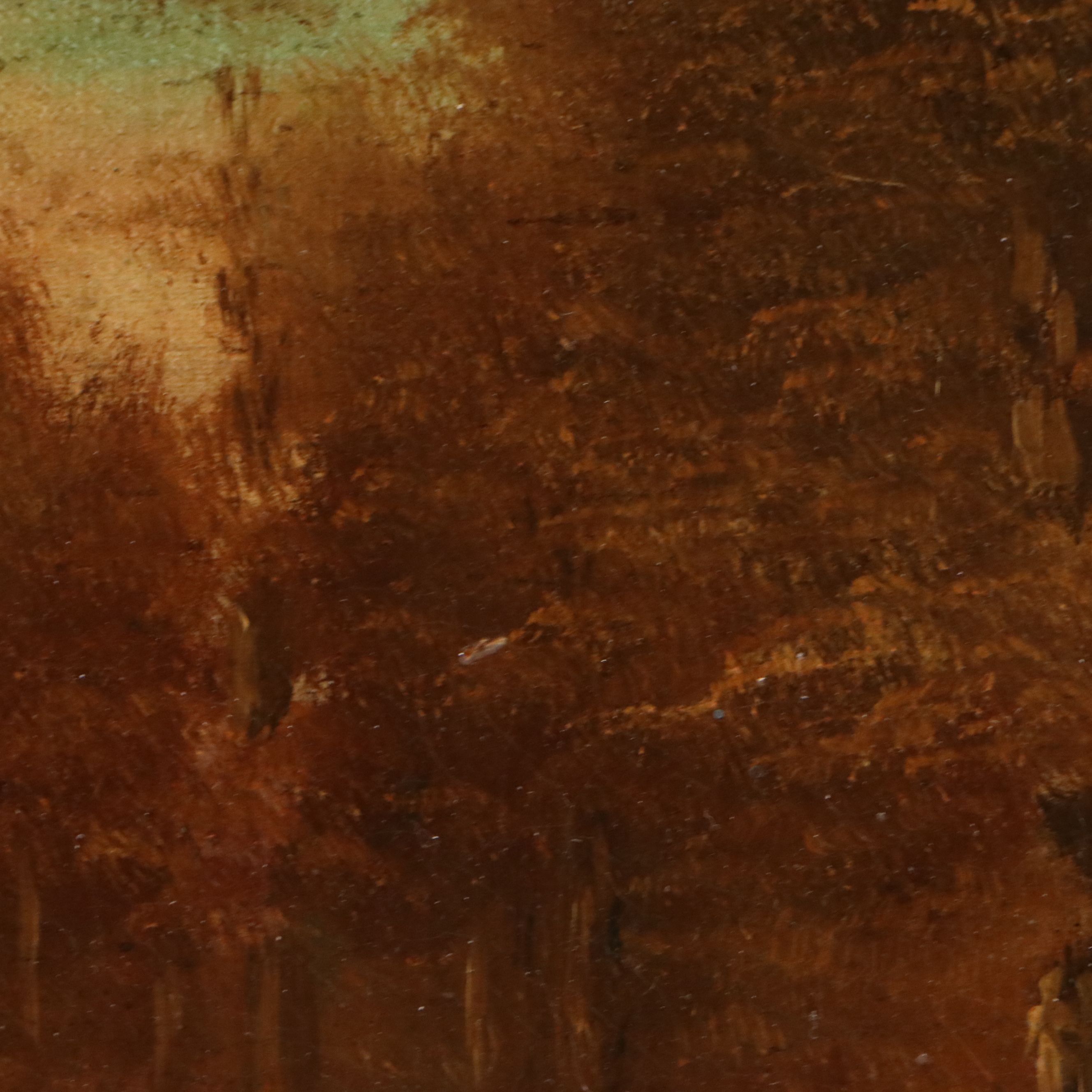 Thomas Jefferson Willison Landscape Oil Painting, Late 19th to Early 20th C.