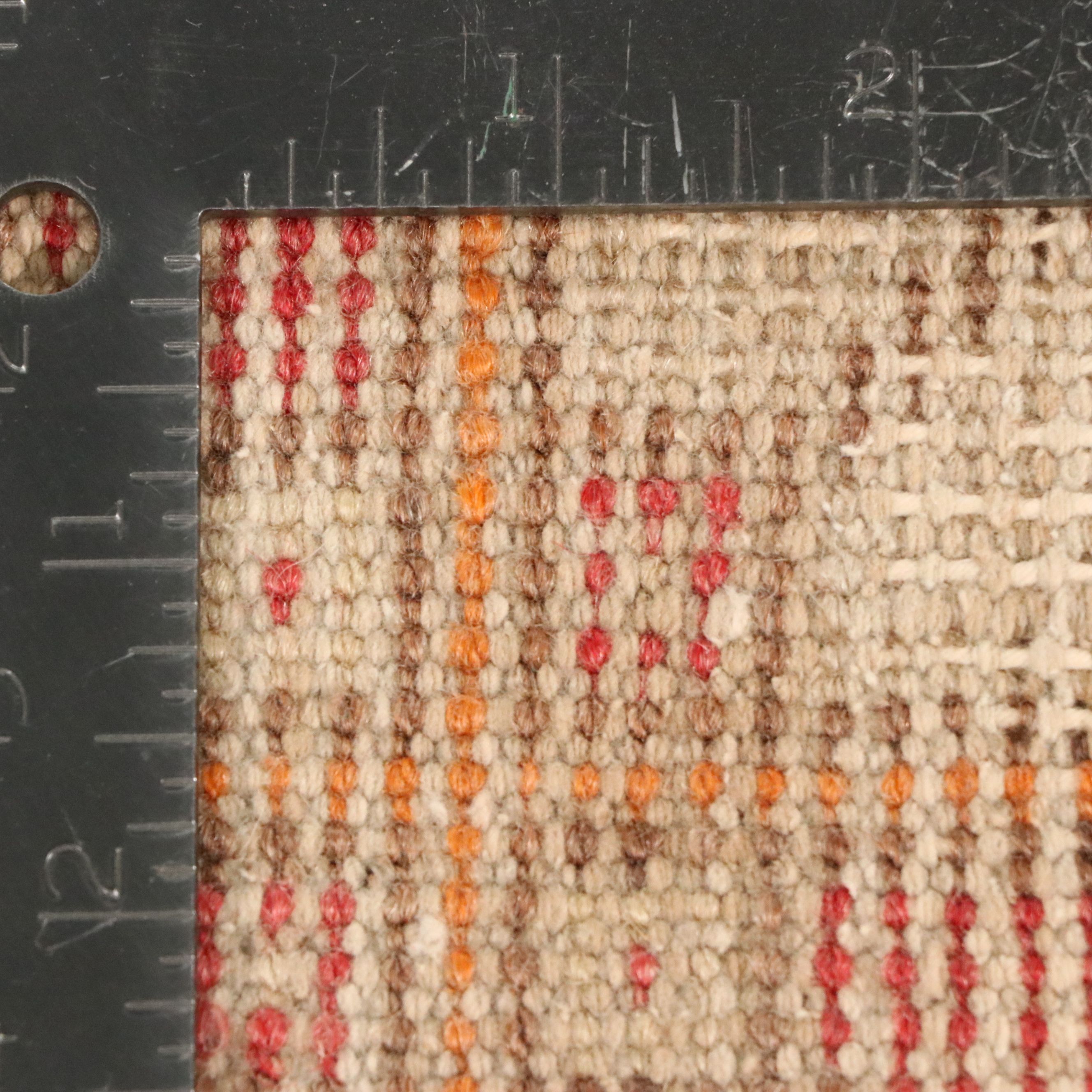 4'3 x 8'4 Hand-Knotted Turkish Anatolian Area Rug