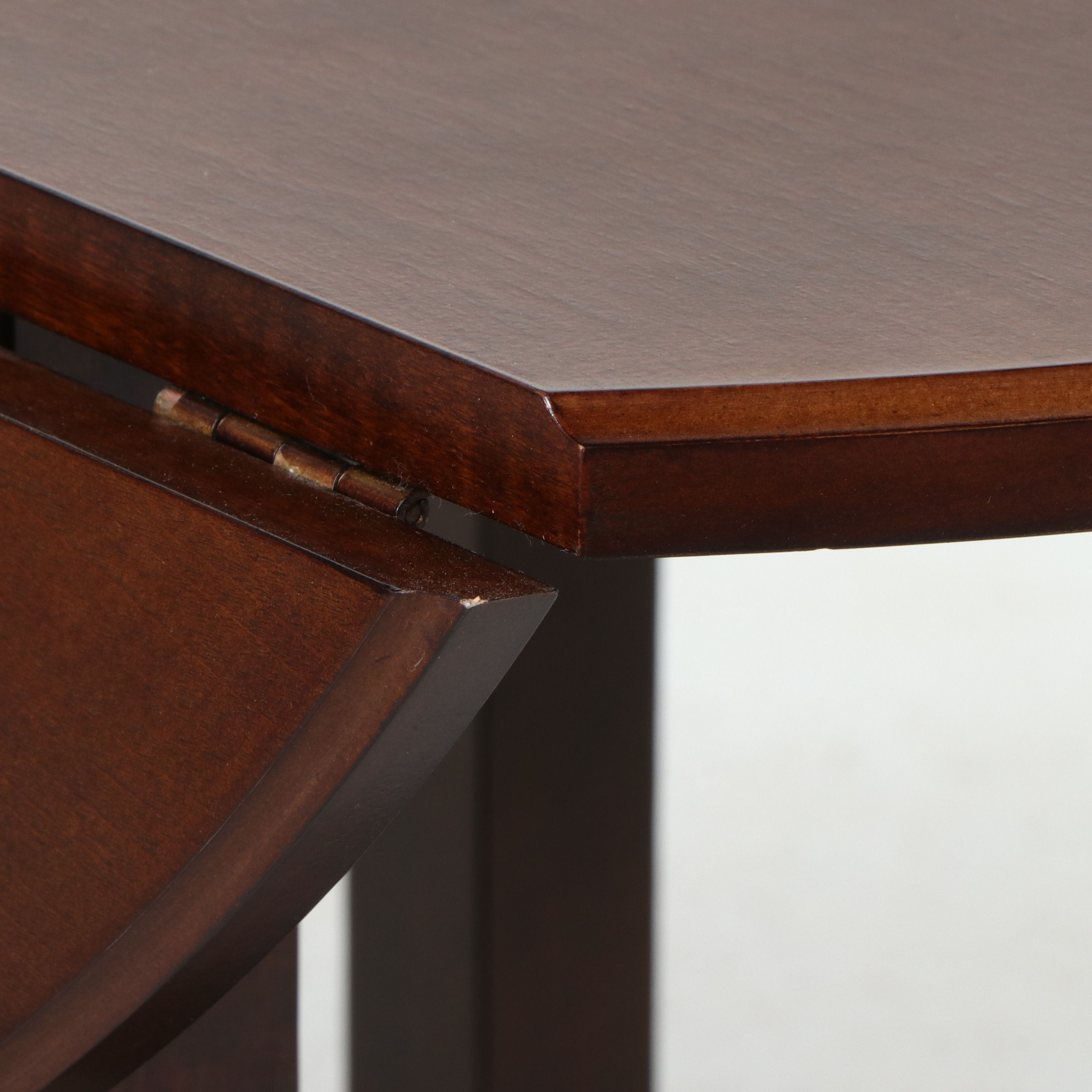 Three-Piece Contemporary Pub-Style Drop-Leaf Dining Set, 21st Century